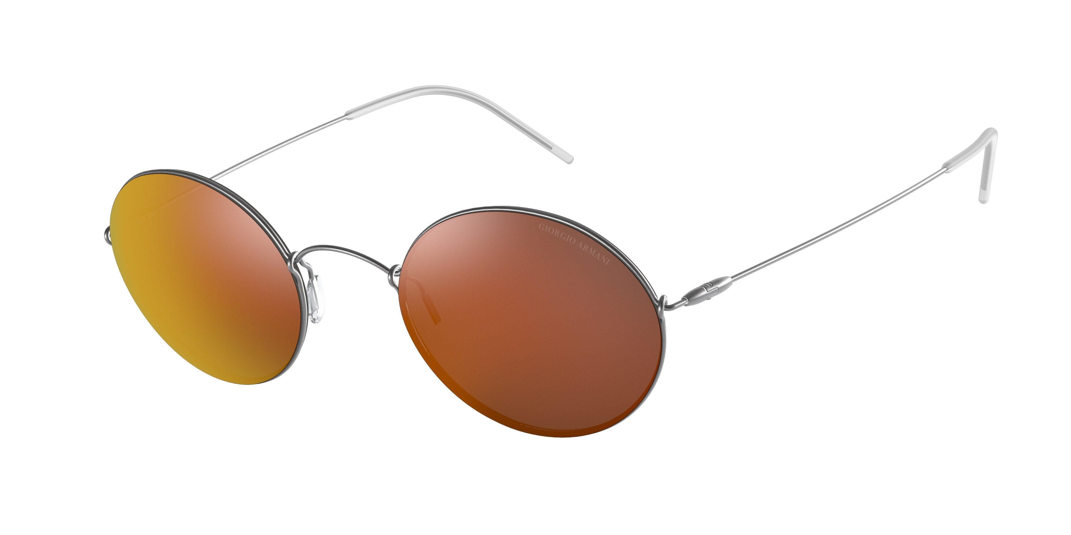 Giorgio Armani AR6115T Oval Sunglasses  30036Q-Matte Gunmetal 49-145-22 - Color Map Grey
