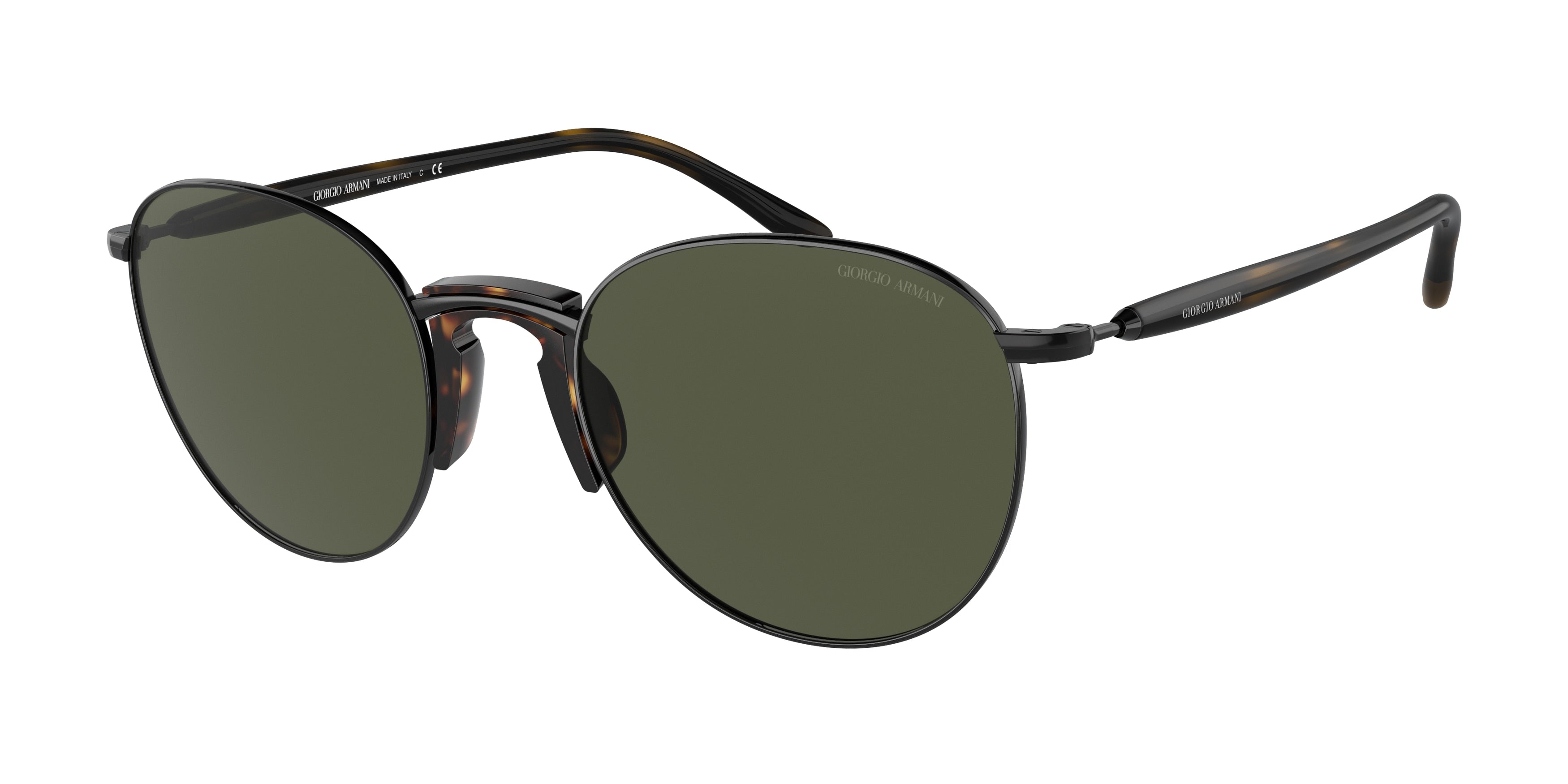Giorgio Armani AR6129 Phantos Sunglasses  300131-Black 54-145-22 - Color Map Black
