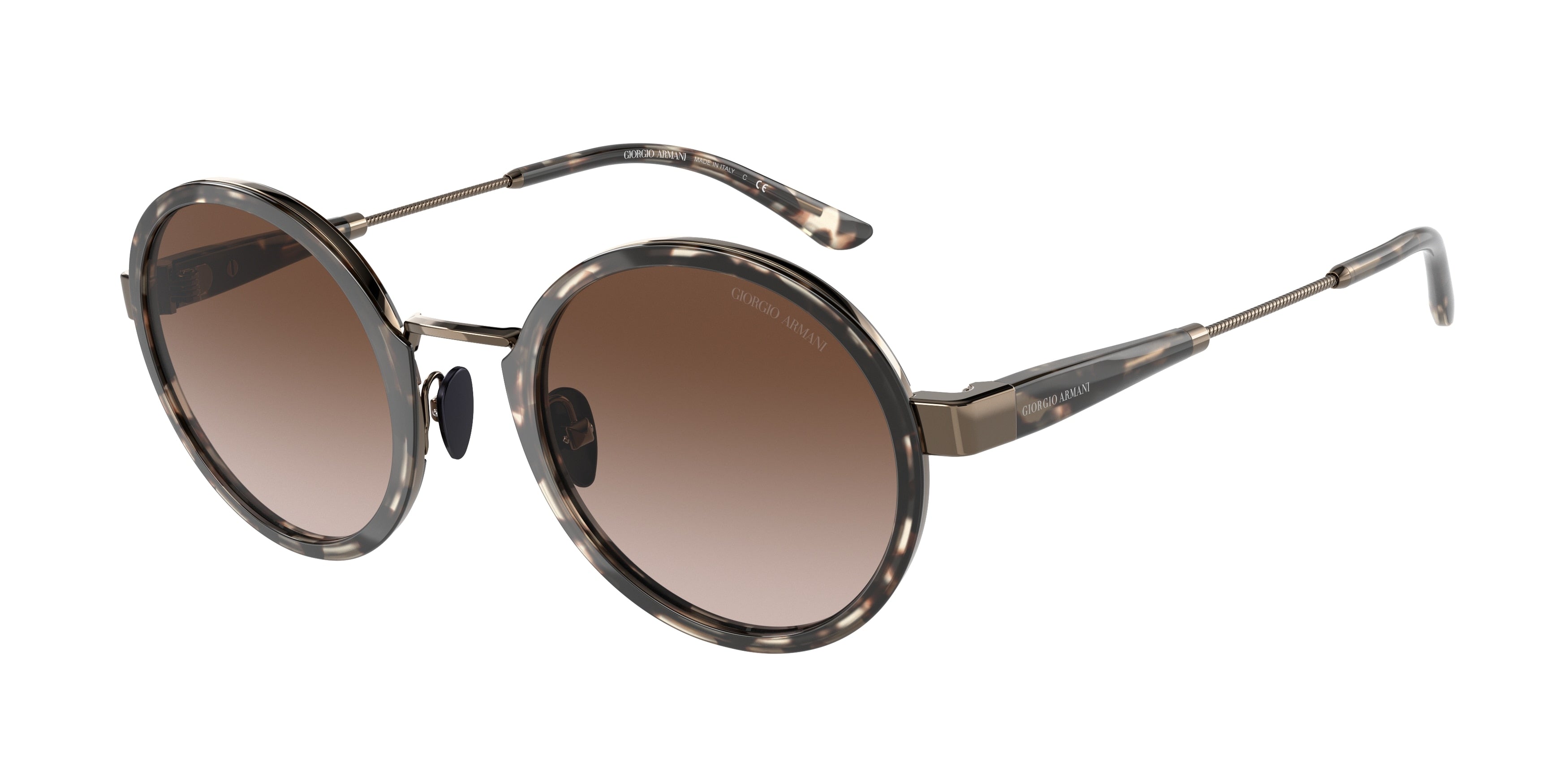Giorgio Armani AR6133 Phantos Sunglasses  333913-Brown/Tortoise 49-140-23 - Color Map Brown