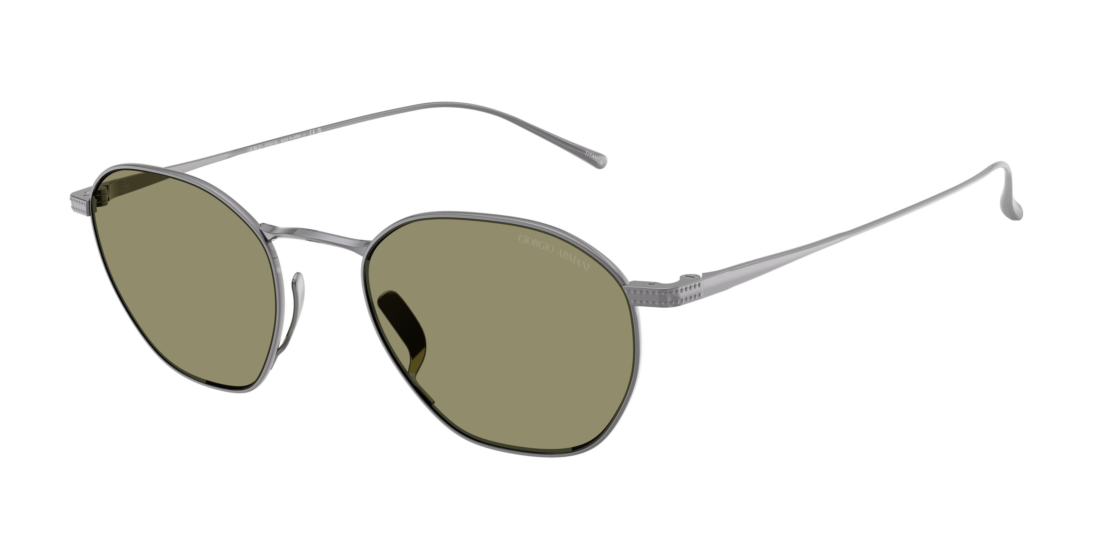 Giorgio Armani AR6160T Square Sunglasses  33852A-Gunmetal 51-145-20 - Color Map Grey