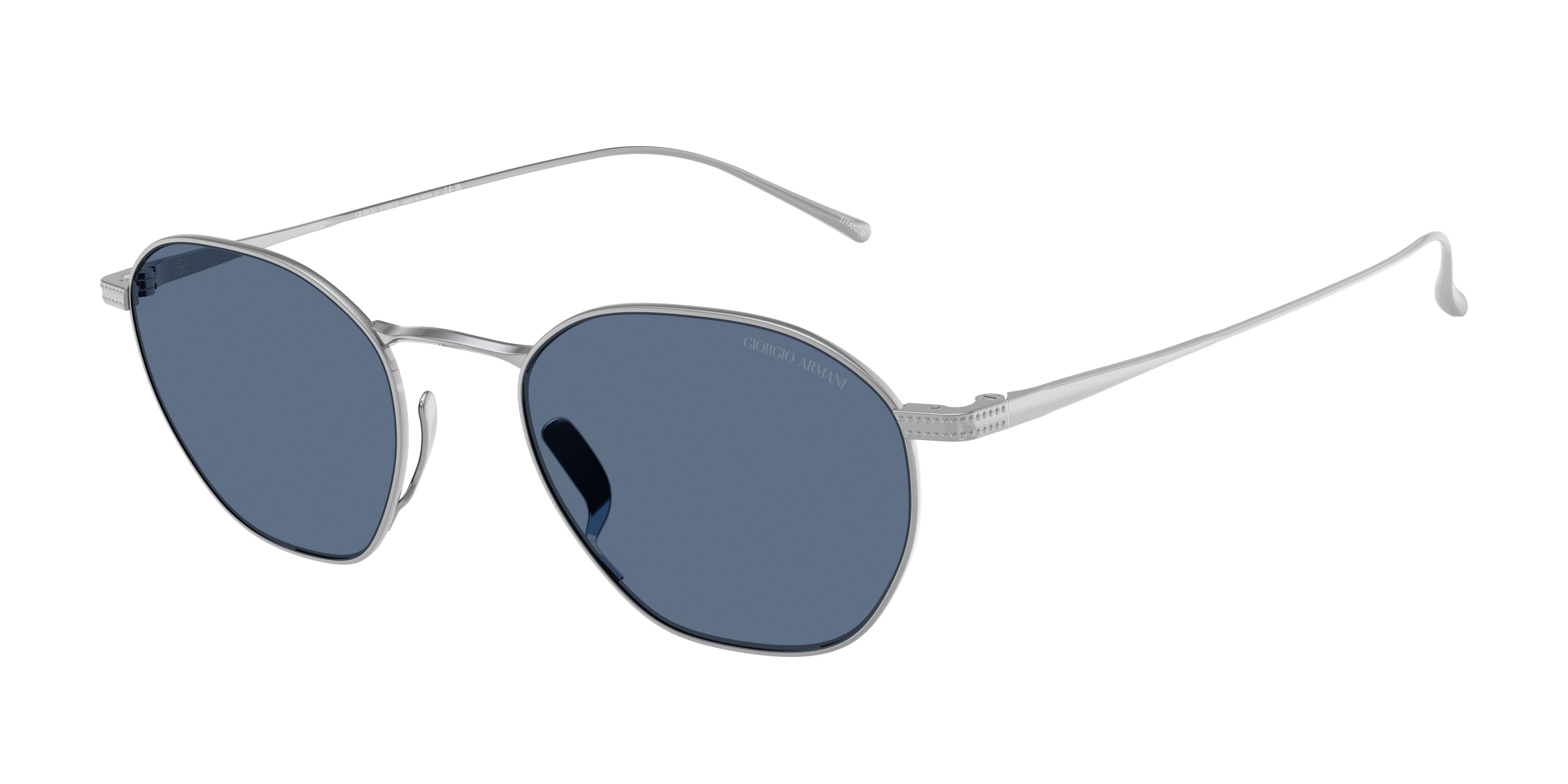 Giorgio Armani AR6160T Square Sunglasses  338780-Silver 51-145-20 - Color Map Silver
