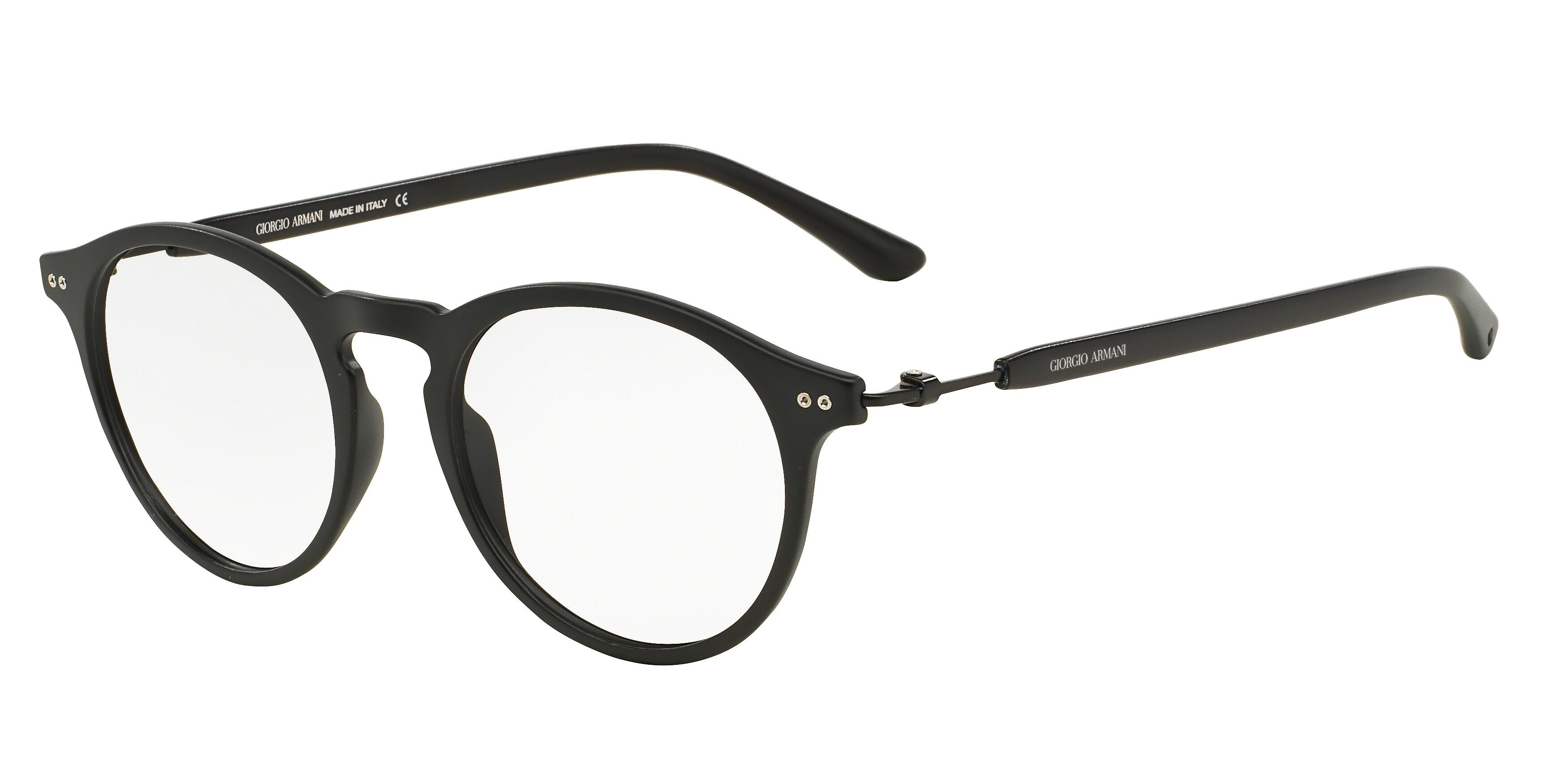 Giorgio Armani AR7040 Phantos Eyeglasses  5042-Matte Black 47-145-19 - Color Map Black
