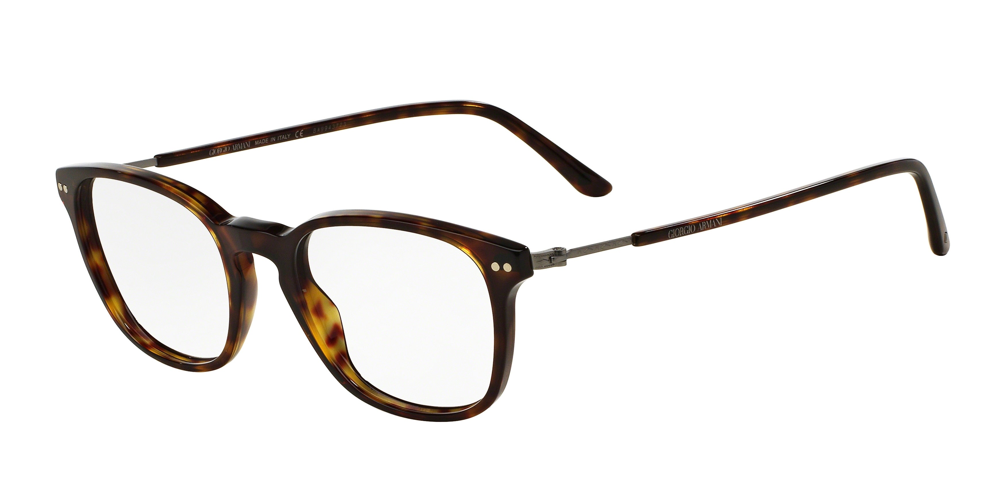 Giorgio Armani AR7086F Phantos Eyeglasses  5026-Havana 51-145-19 - Color Map Tortoise