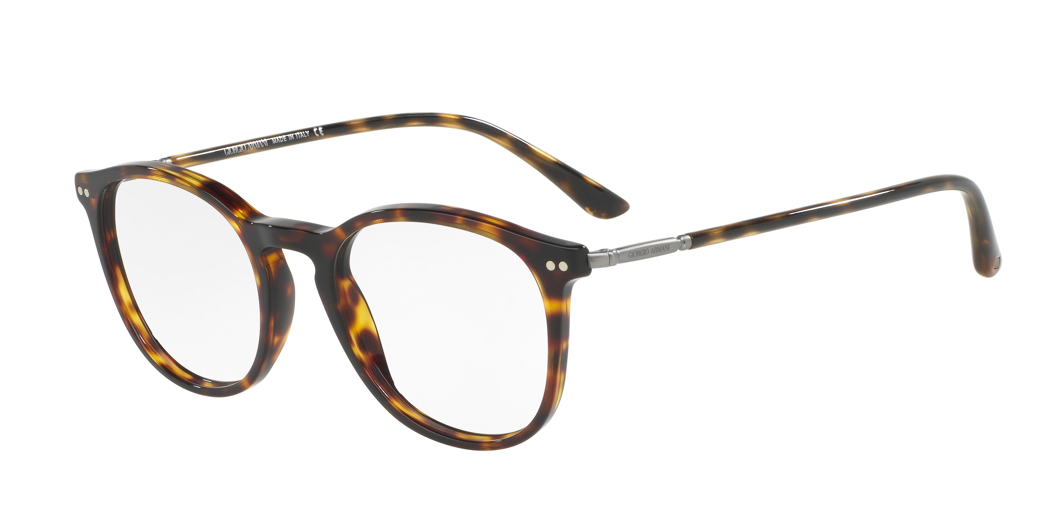 Giorgio Armani AR7125F Phantos Eyeglasses  5026-Dark Havana 50-145-20 - Color Map Brown