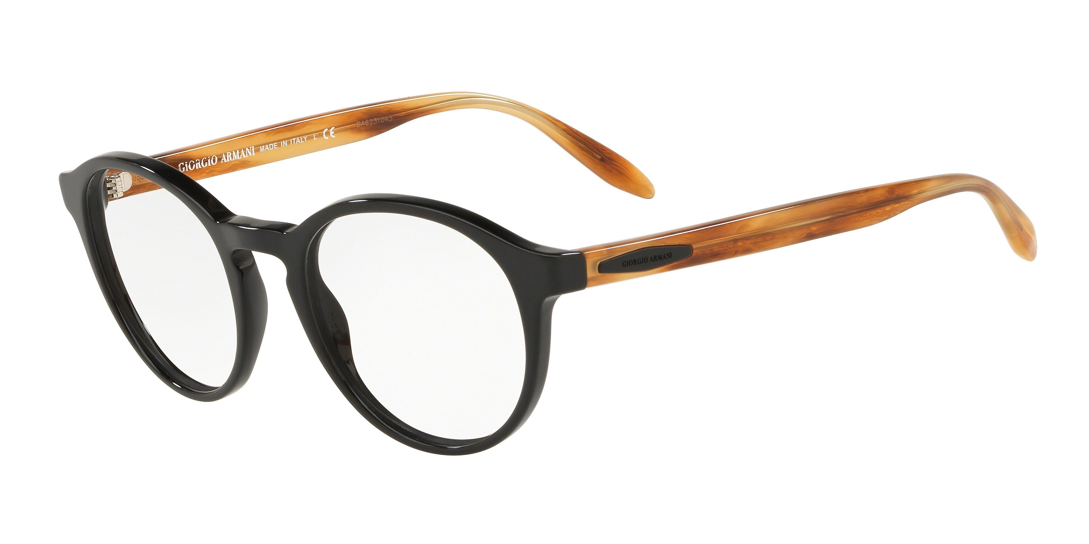 Giorgio Armani AR7162 Phantos Eyeglasses  5712-Black 51-145-20 - Color Map Black