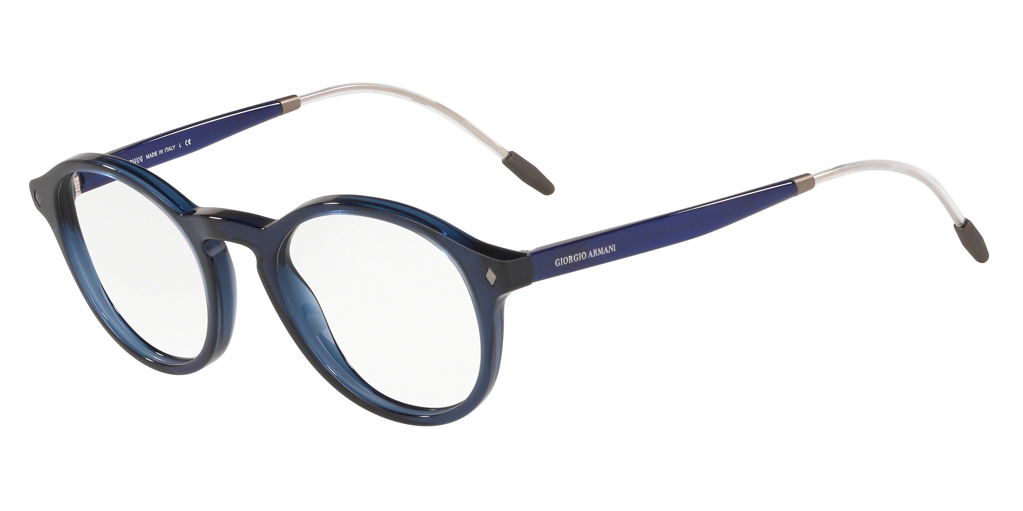 Giorgio Armani AR7168 Phantos Eyeglasses  5358-Blue 48-145-21 - Color Map Blue