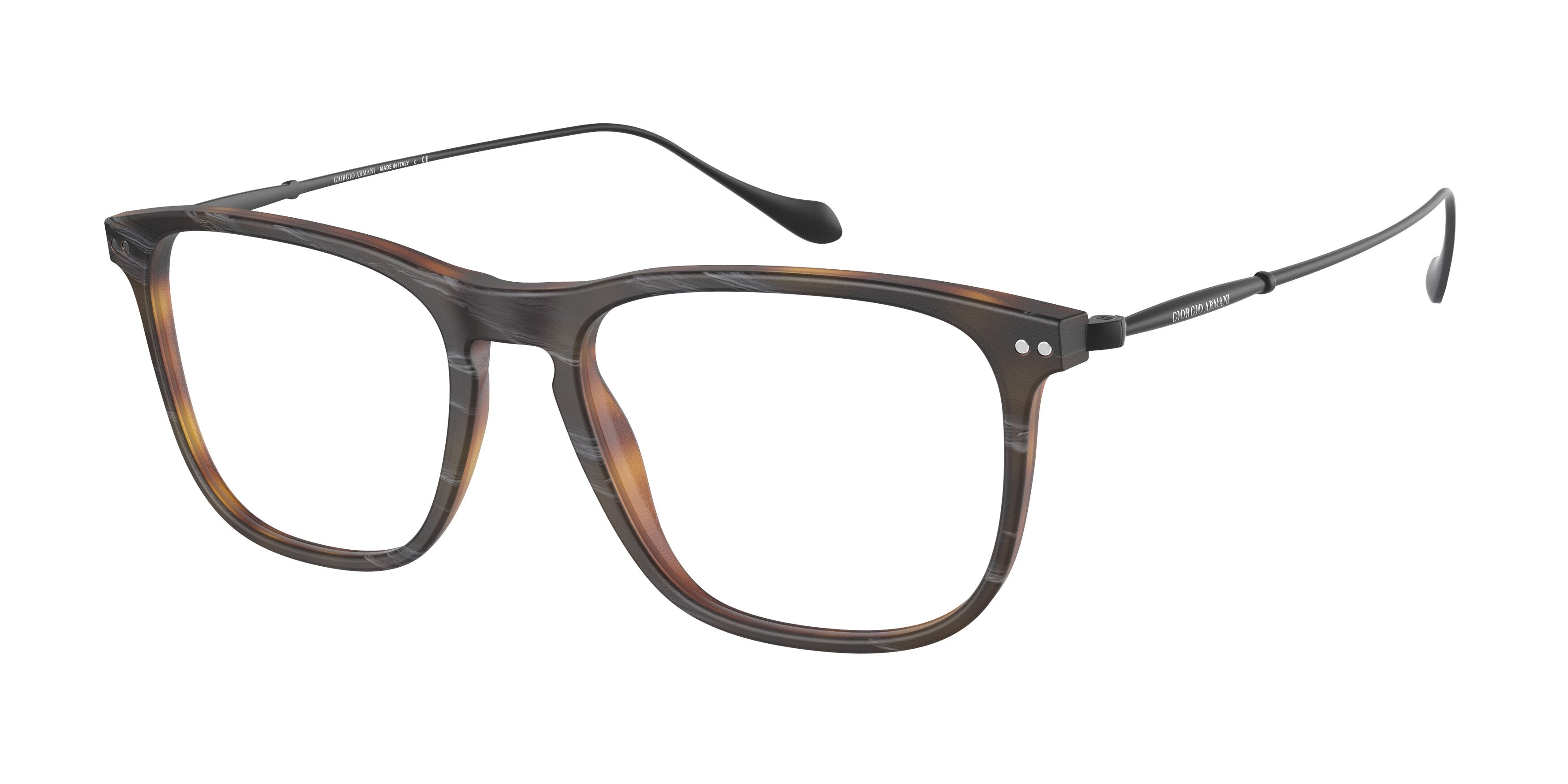 Giorgio Armani AR7174 Rectangle Eyeglasses  5570-Matte Grey 54-145-18 - Color Map Grey