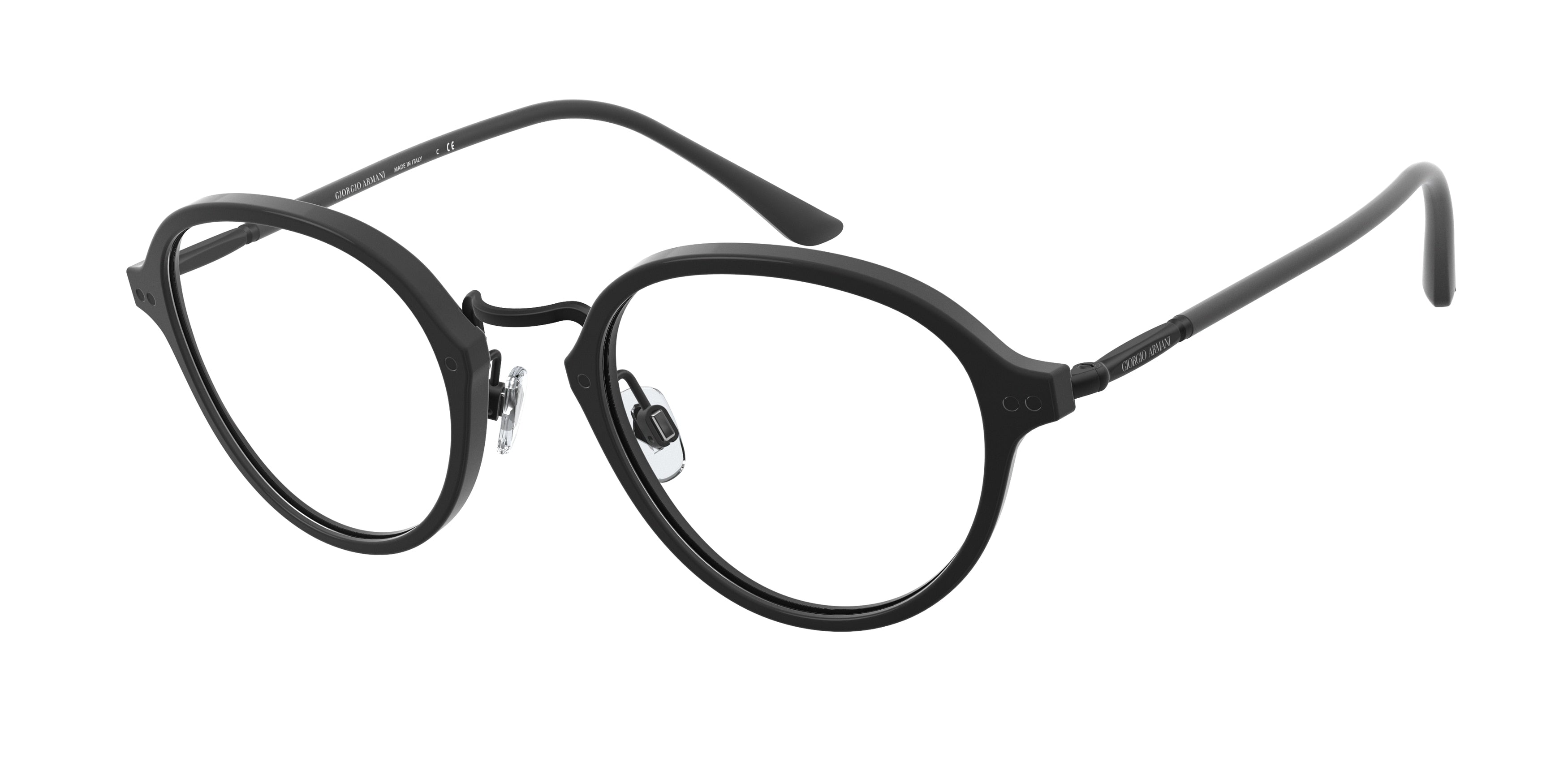 Giorgio Armani AR7198 Phantos Eyeglasses  5042-Matte Black 49-145-22 - Color Map Black