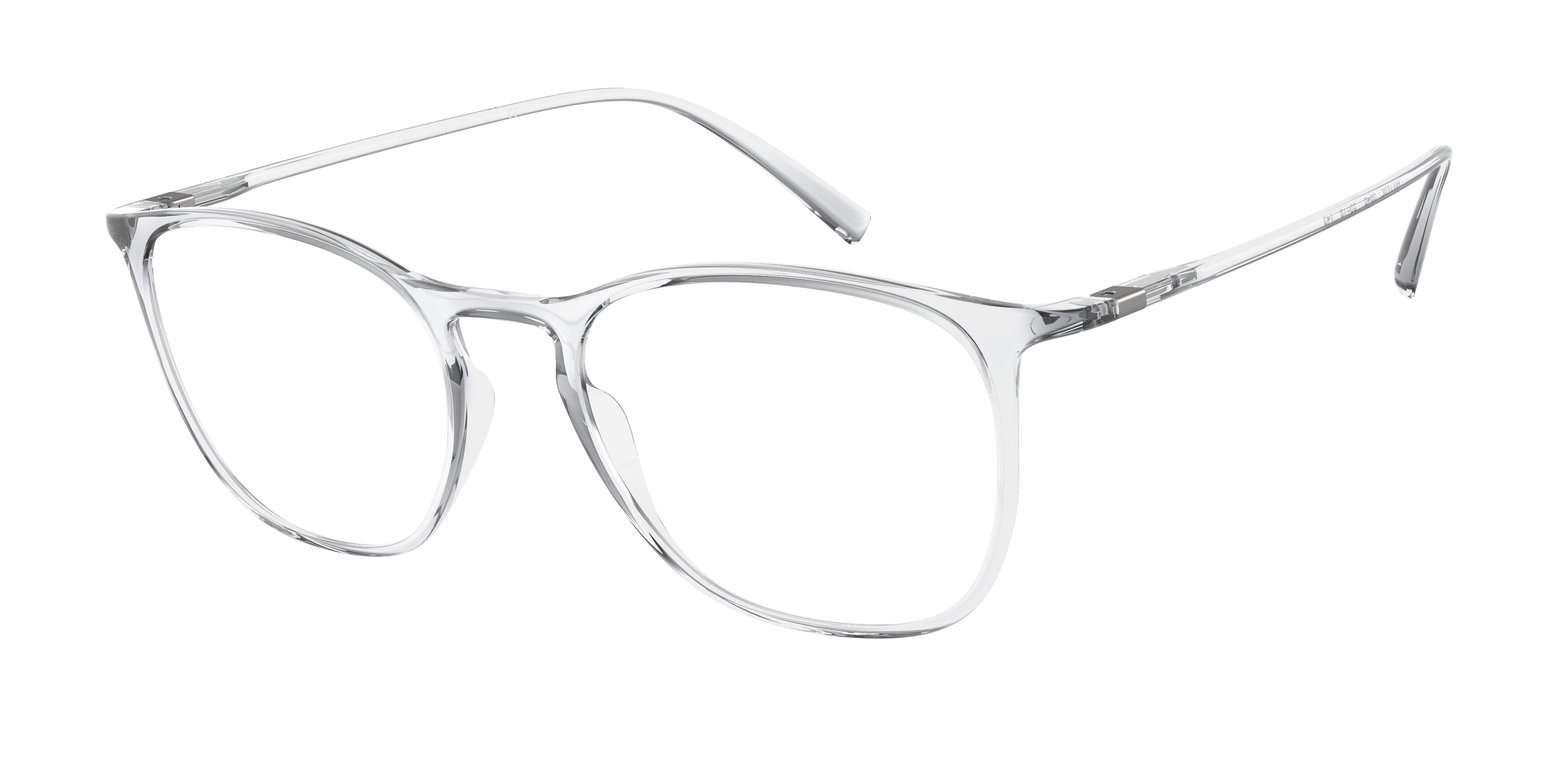 Giorgio Armani AR7202 Square Eyeglasses  5948-Transparent Grey 53-145-19 - Color Map Grey