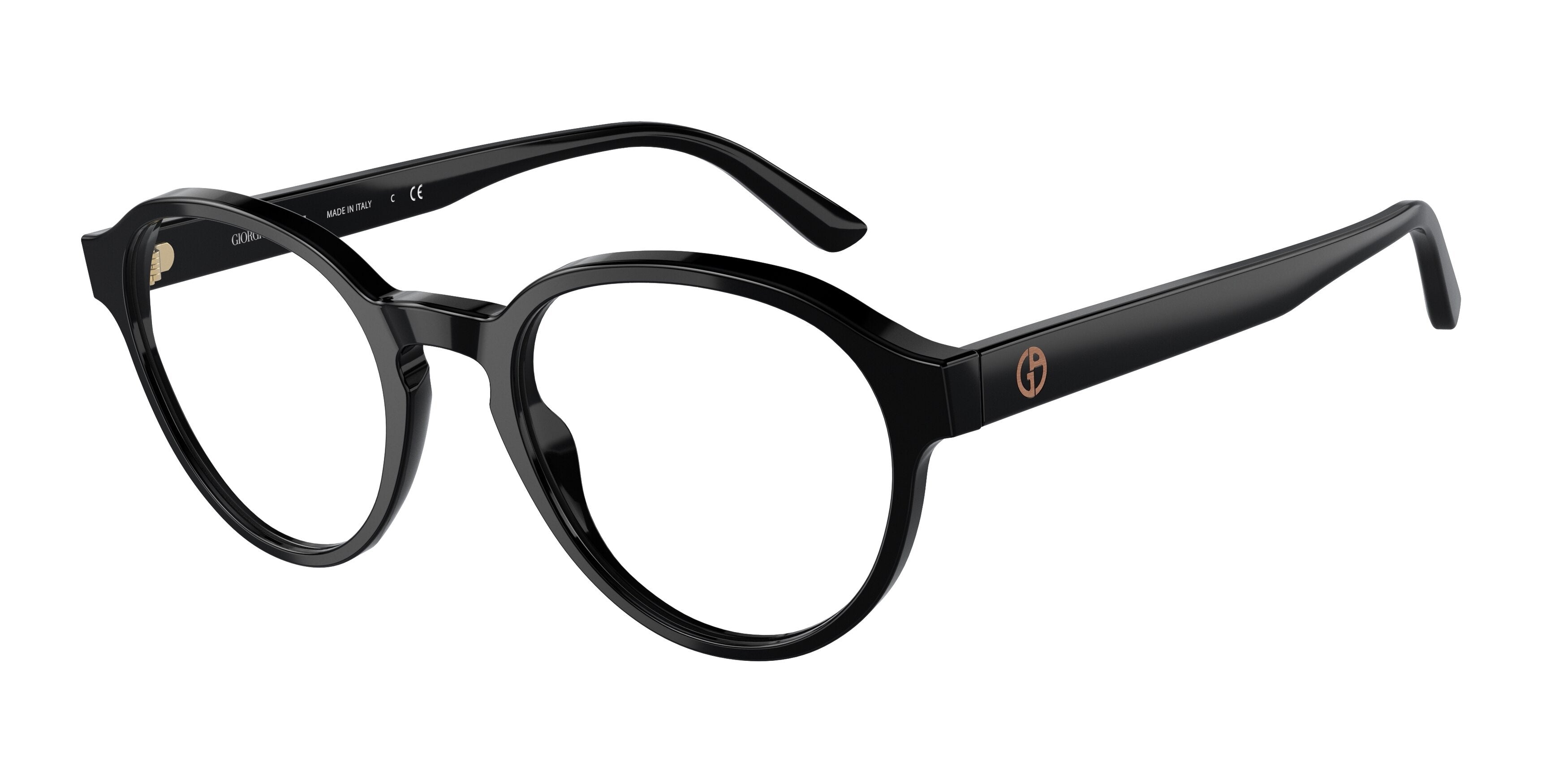 Giorgio Armani AR7207 Phantos Eyeglasses  5875-Black 50-145-20 - Color Map Black