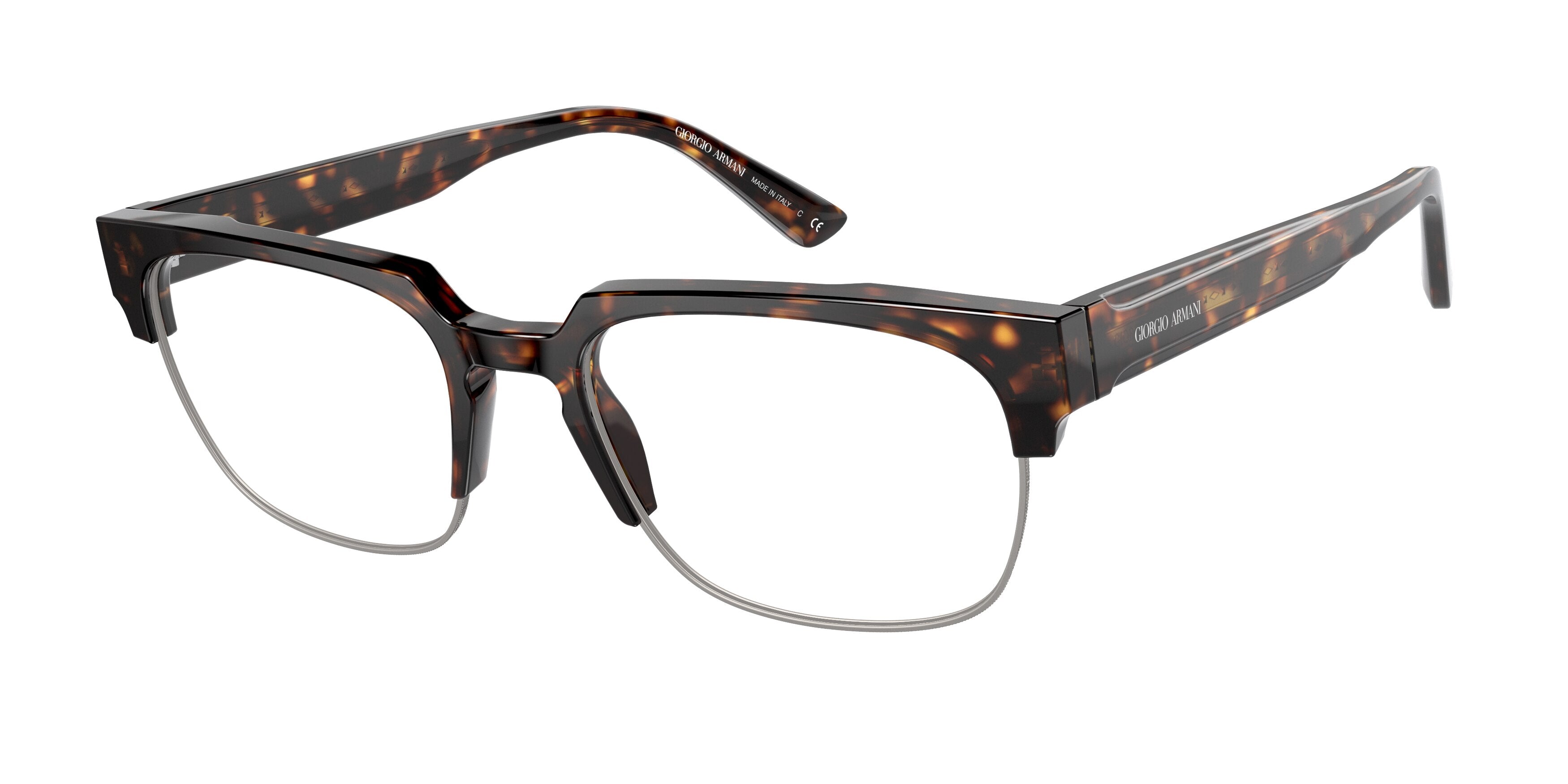 Giorgio Armani AR7208 Rectangle Eyeglasses  5022-Havana 54-145-19 - Color Map Tortoise