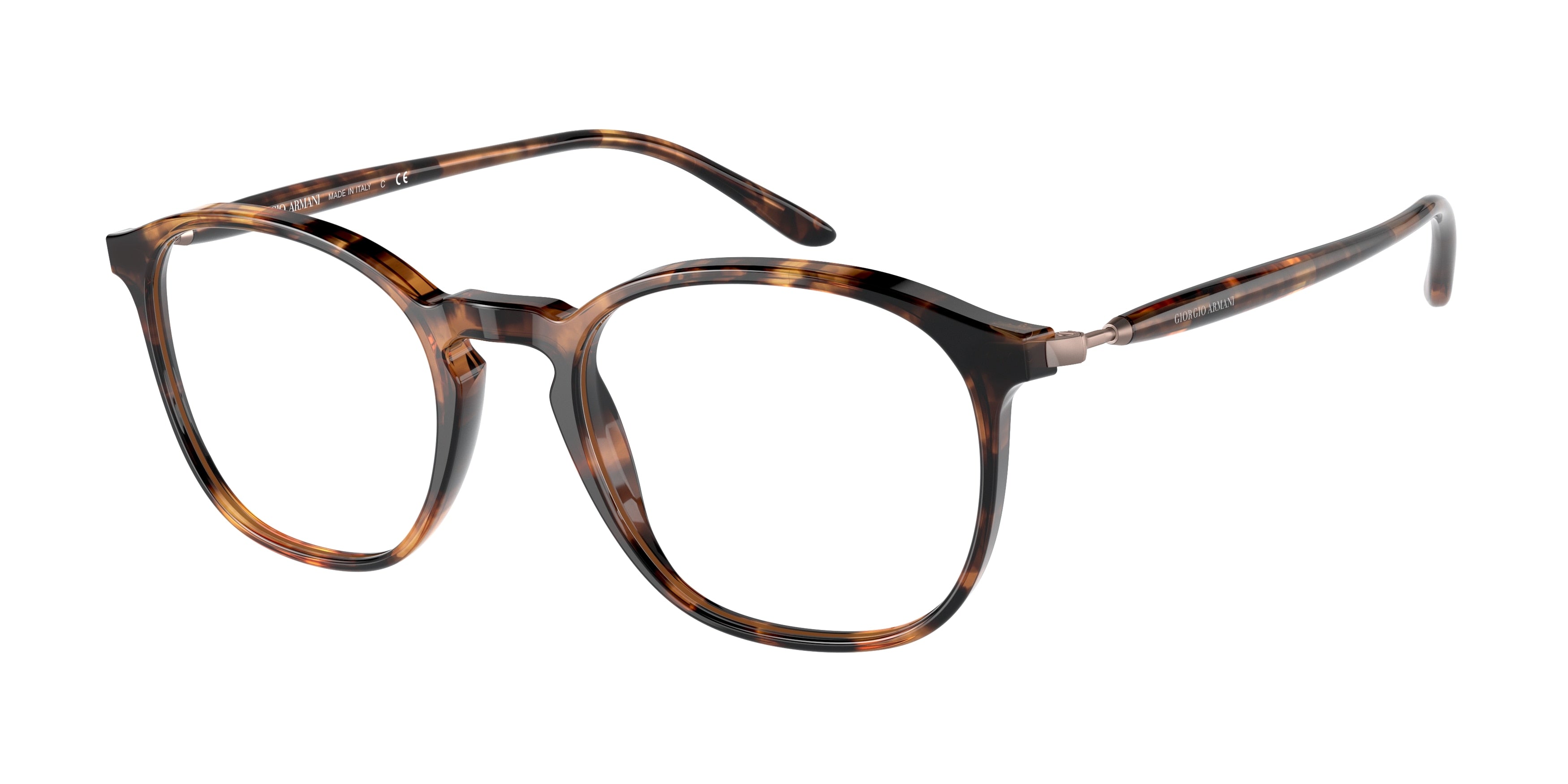 Giorgio Armani AR7213 Phantos Eyeglasses  5825-Honey Havana 51-145-20 - Color Map Tortoise