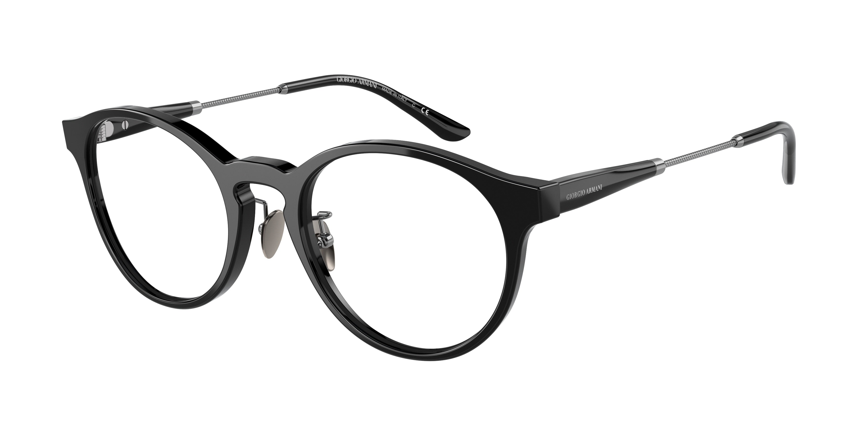 Giorgio Armani AR7218 Phantos Eyeglasses  5001-Black 50-140-20 - Color Map Black