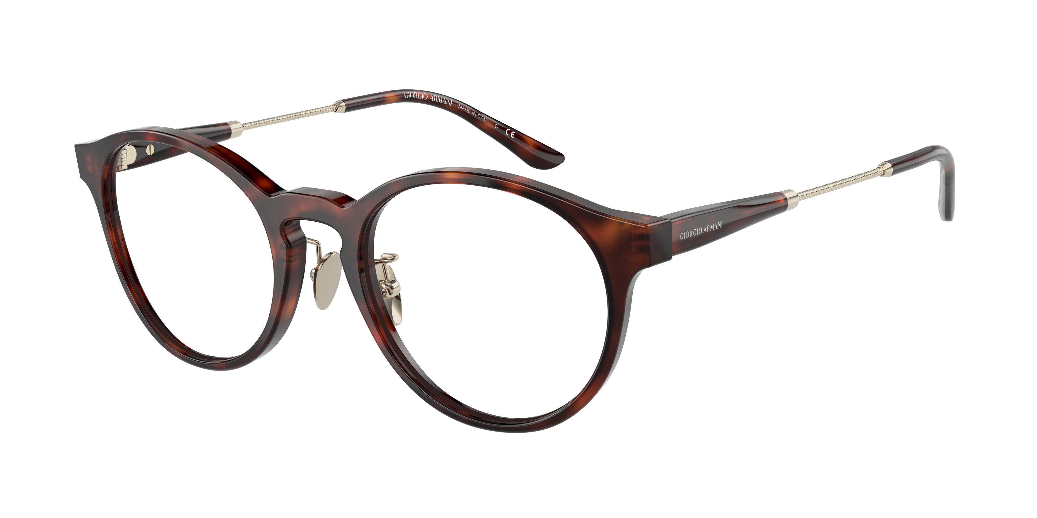 Giorgio Armani AR7218 Phantos Eyeglasses  5686-Brown Tortoise 50-140-20 - Color Map Tortoise