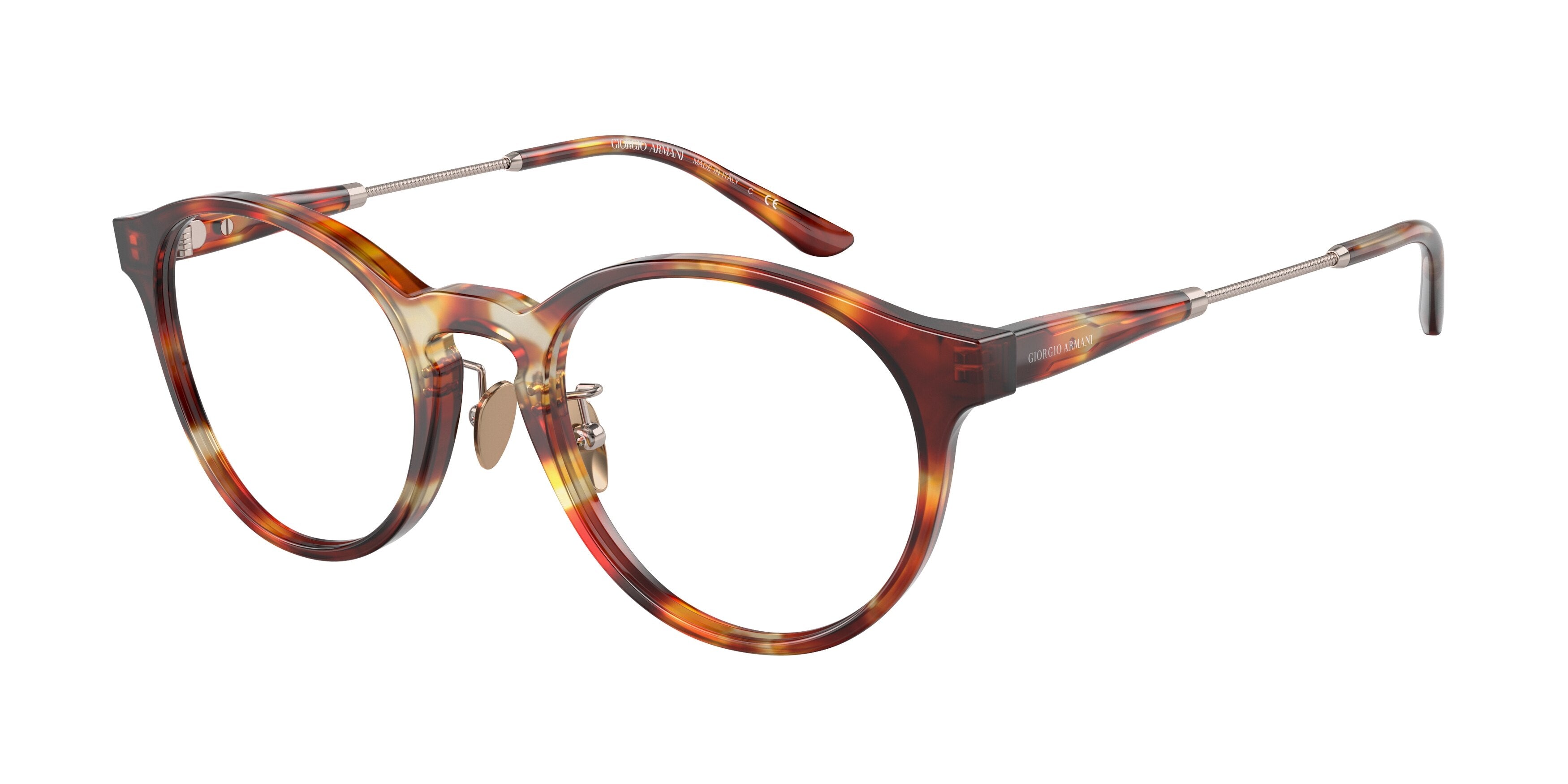 Giorgio Armani AR7218 Phantos Eyeglasses  5950-Brown Tortoise 50-140-20 - Color Map Tortoise