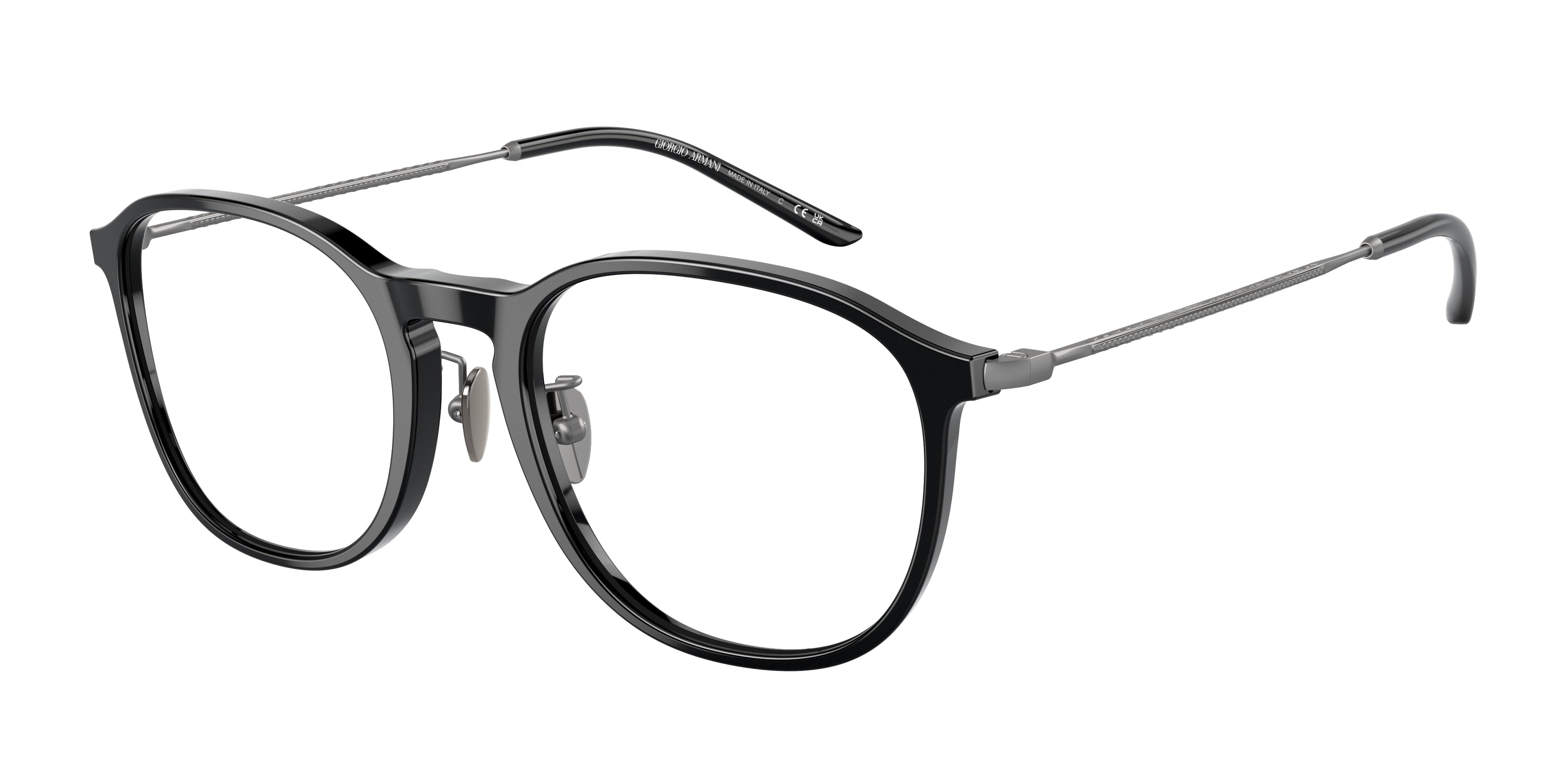 Giorgio Armani AR7235 Phantos Eyeglasses  5001-Black 51-145-20 - Color Map Black