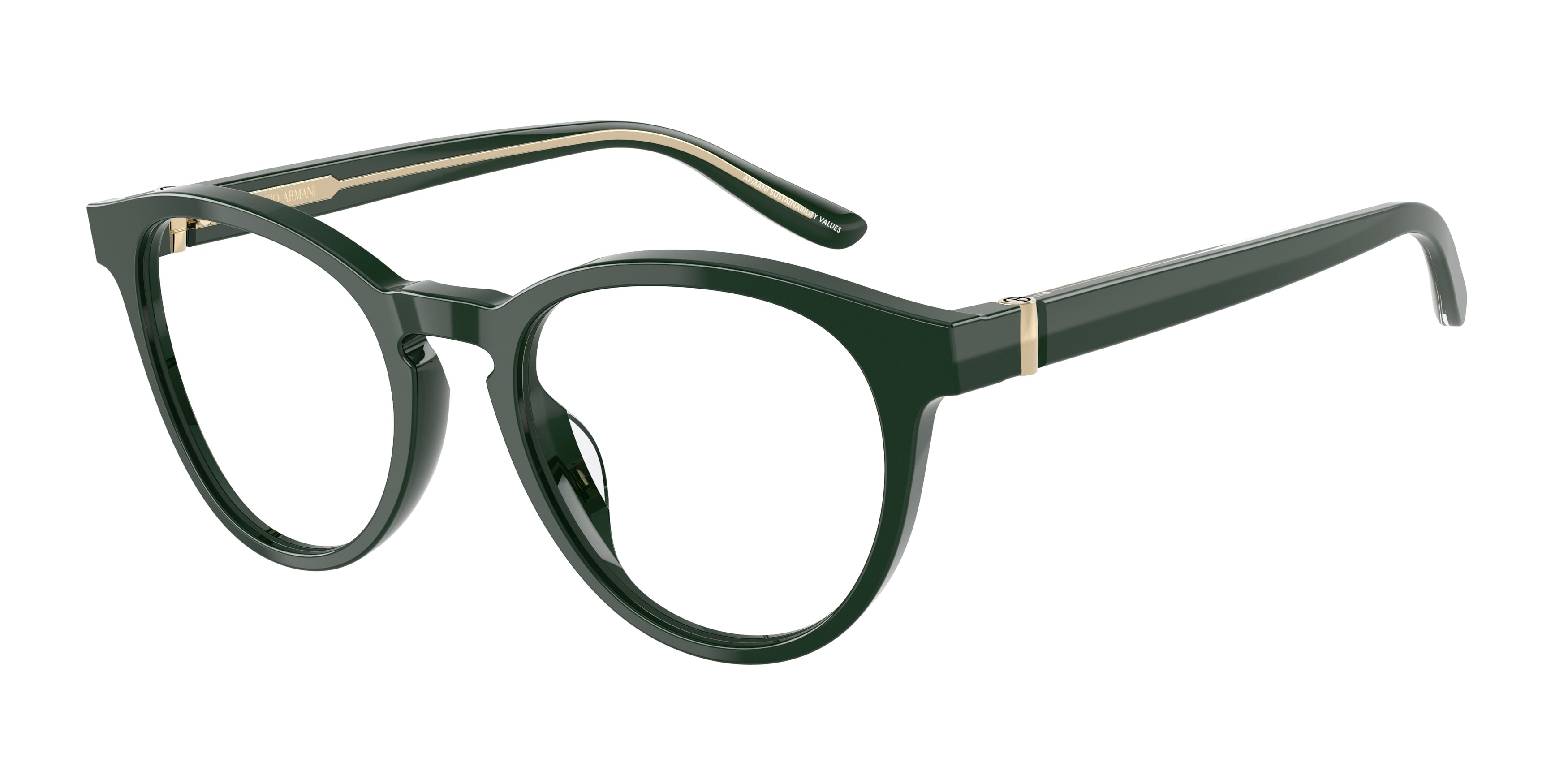 Giorgio Armani AR7266U Phantos Eyeglasses  6173-Green 49-140-19 - Color Map Green