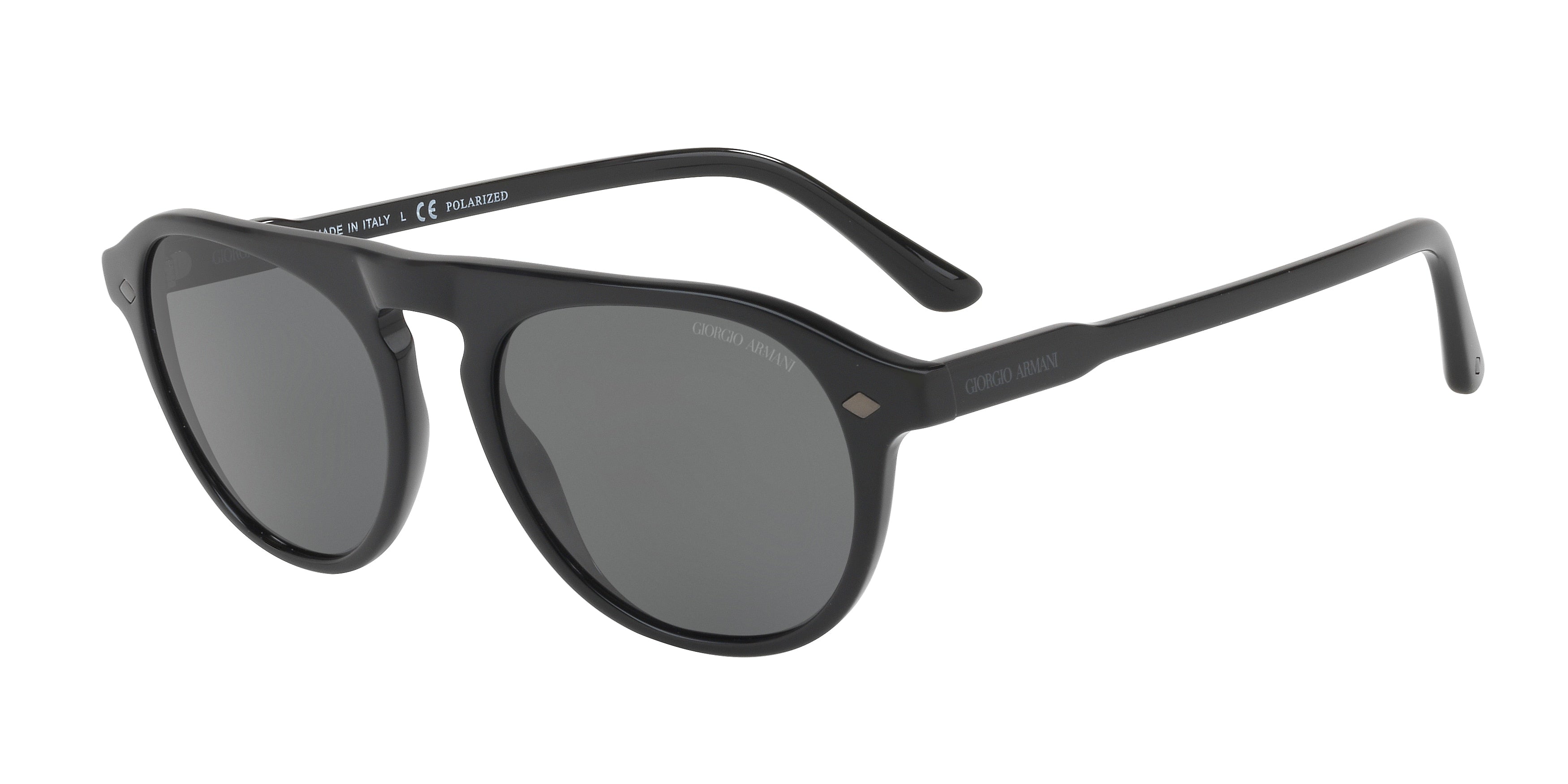 Giorgio Armani AR8096 Phantos Sunglasses  5017K8-Black 53-145-19 - Color Map Black
