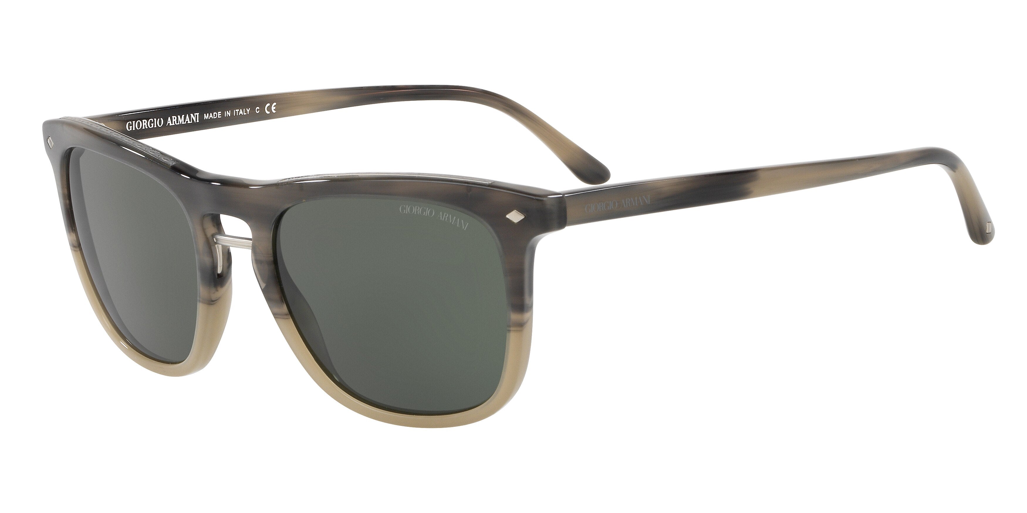 Giorgio Armani AR8107 Square Sunglasses  565631-Grey B-Color 53-145-20 - Color Map Grey