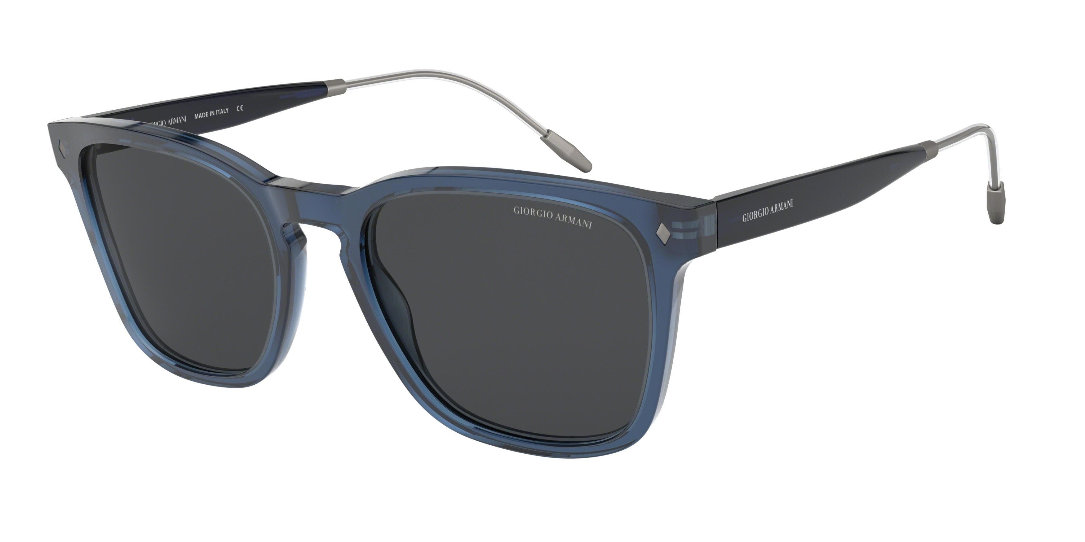 Giorgio Armani AR8120 Square Sunglasses  535861-Blue 54-145-20 - Color Map Blue