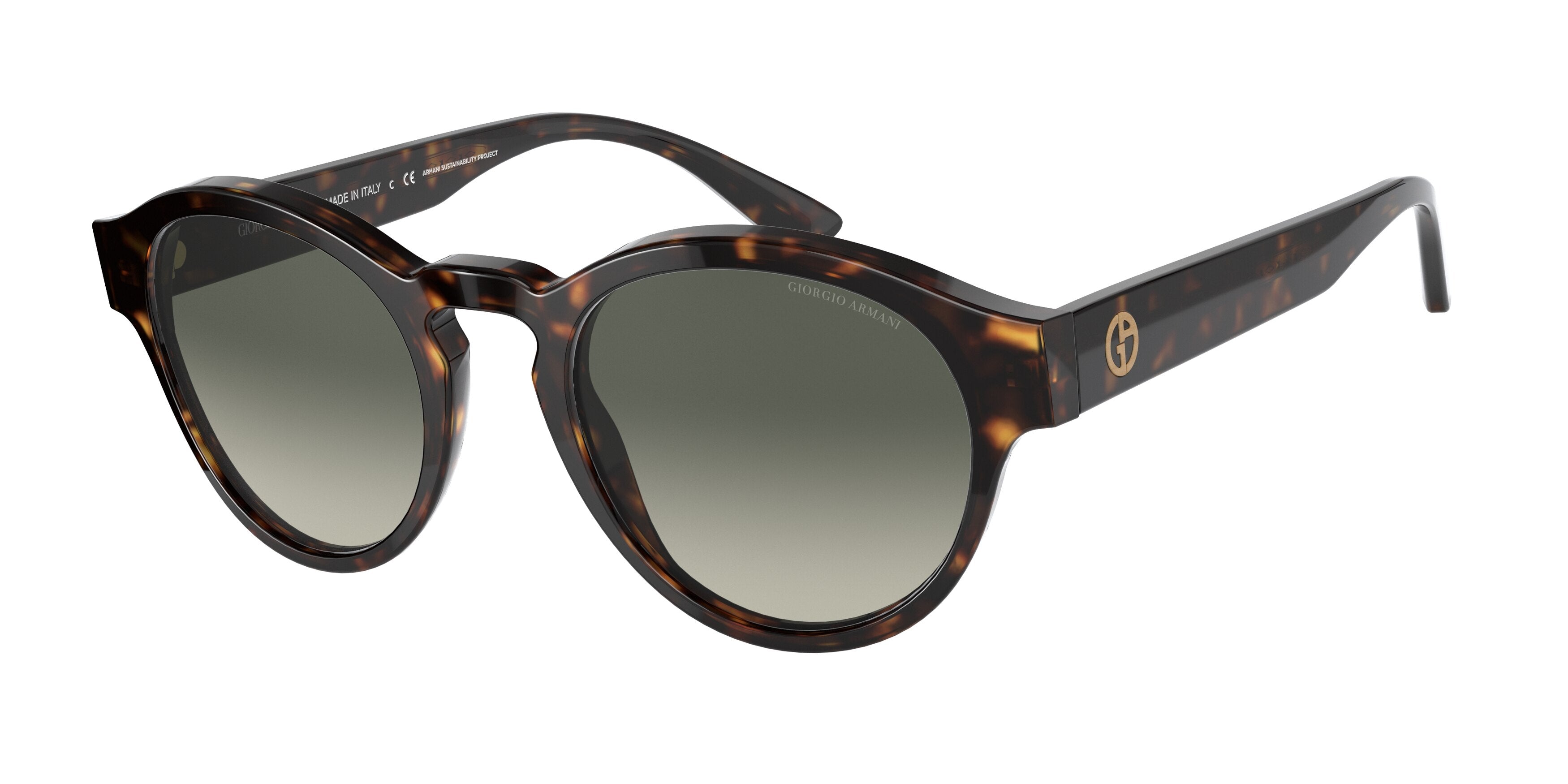 Giorgio Armani AR8146 Phantos Sunglasses  587971-Havana 50-145-21 - Color Map Tortoise