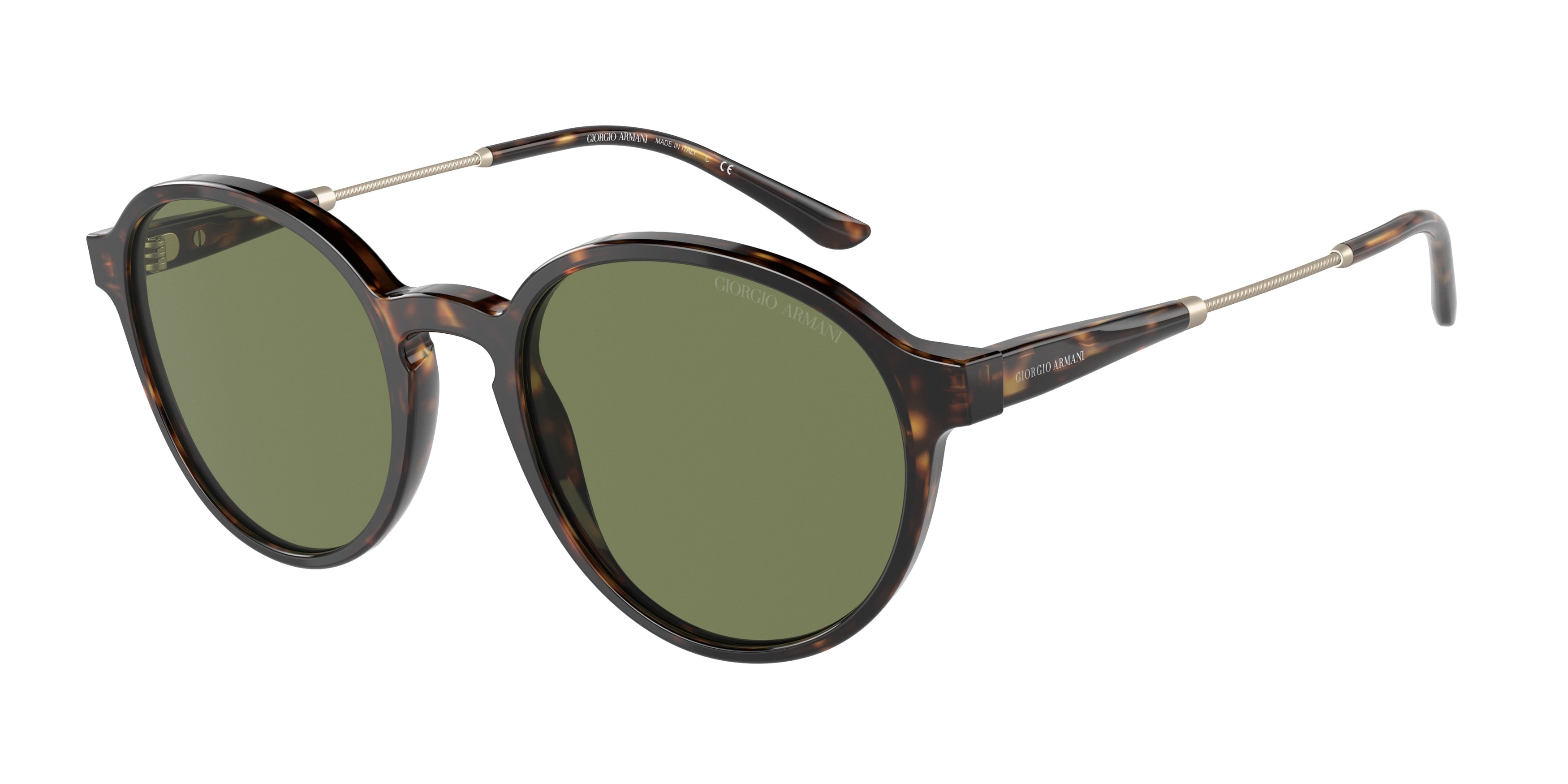Giorgio Armani AR8160 Phantos Sunglasses  50262A-Havana 51-145-20 - Color Map Tortoise