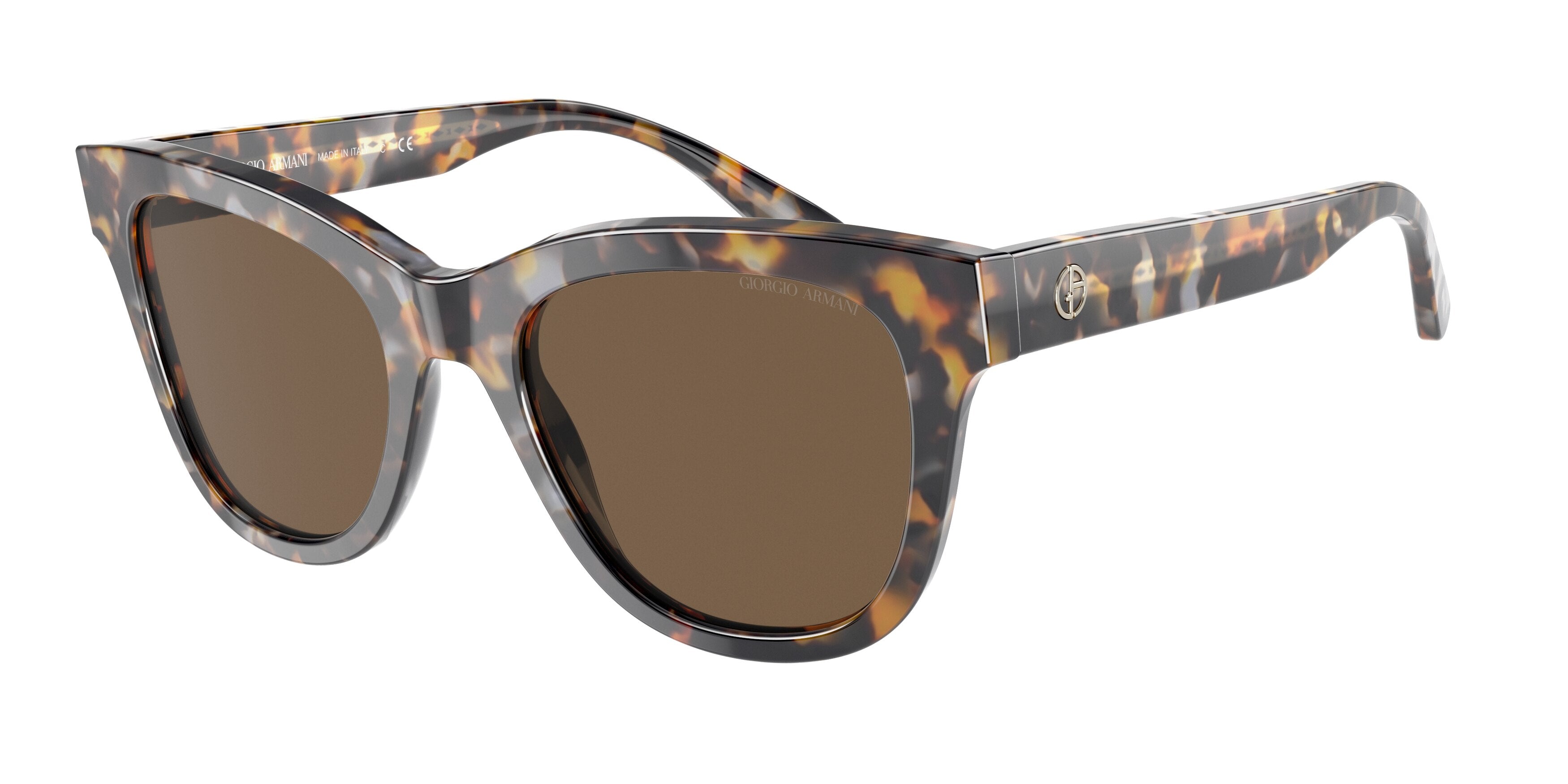 Giorgio Armani AR8165 Pillow Sunglasses  592473-Brown Tortoise 51-140-20 - Color Map Tortoise
