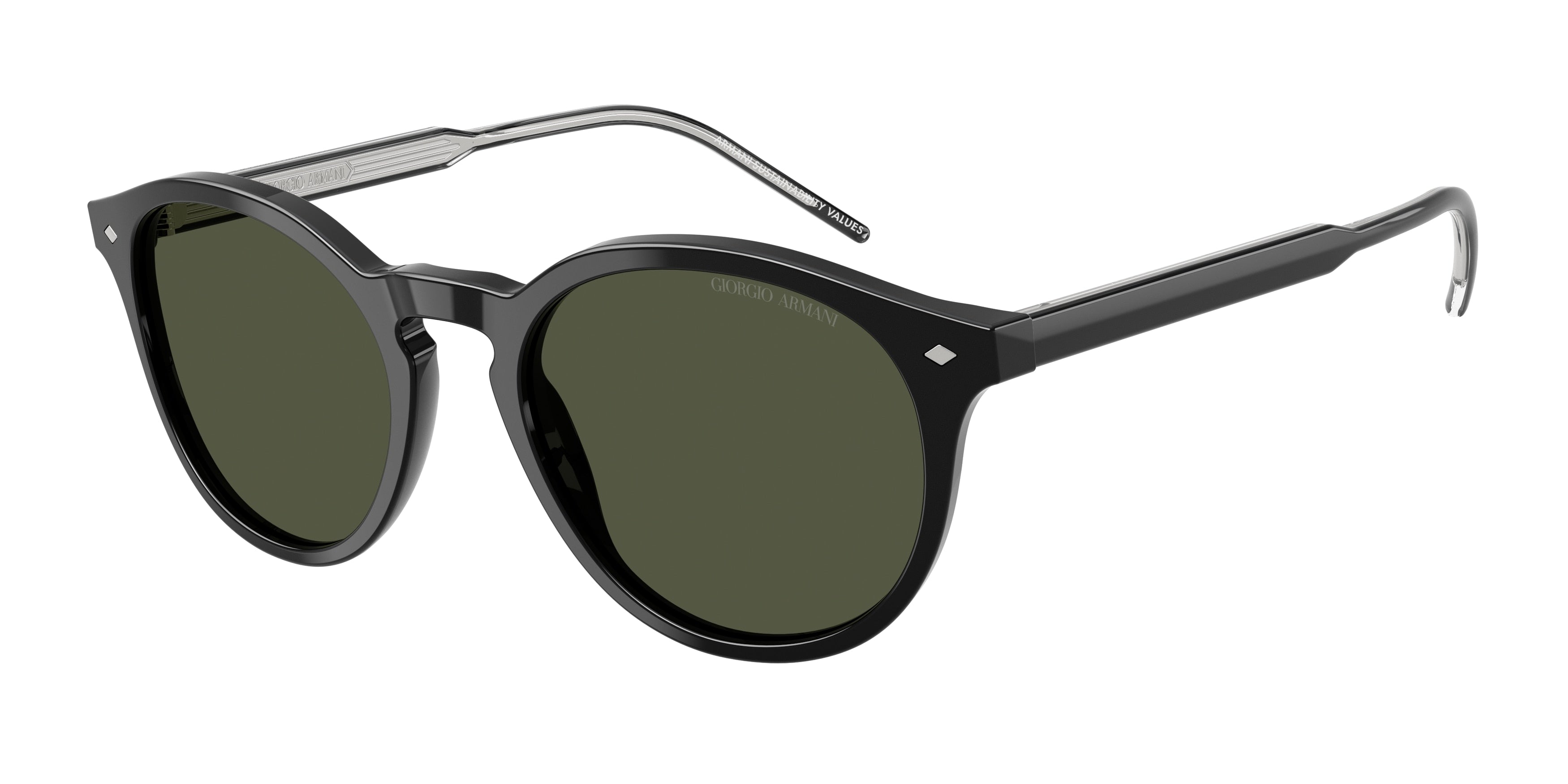 Giorgio Armani AR8211 Phantos Sunglasses  587531-Black 52-145-20 - Color Map Black