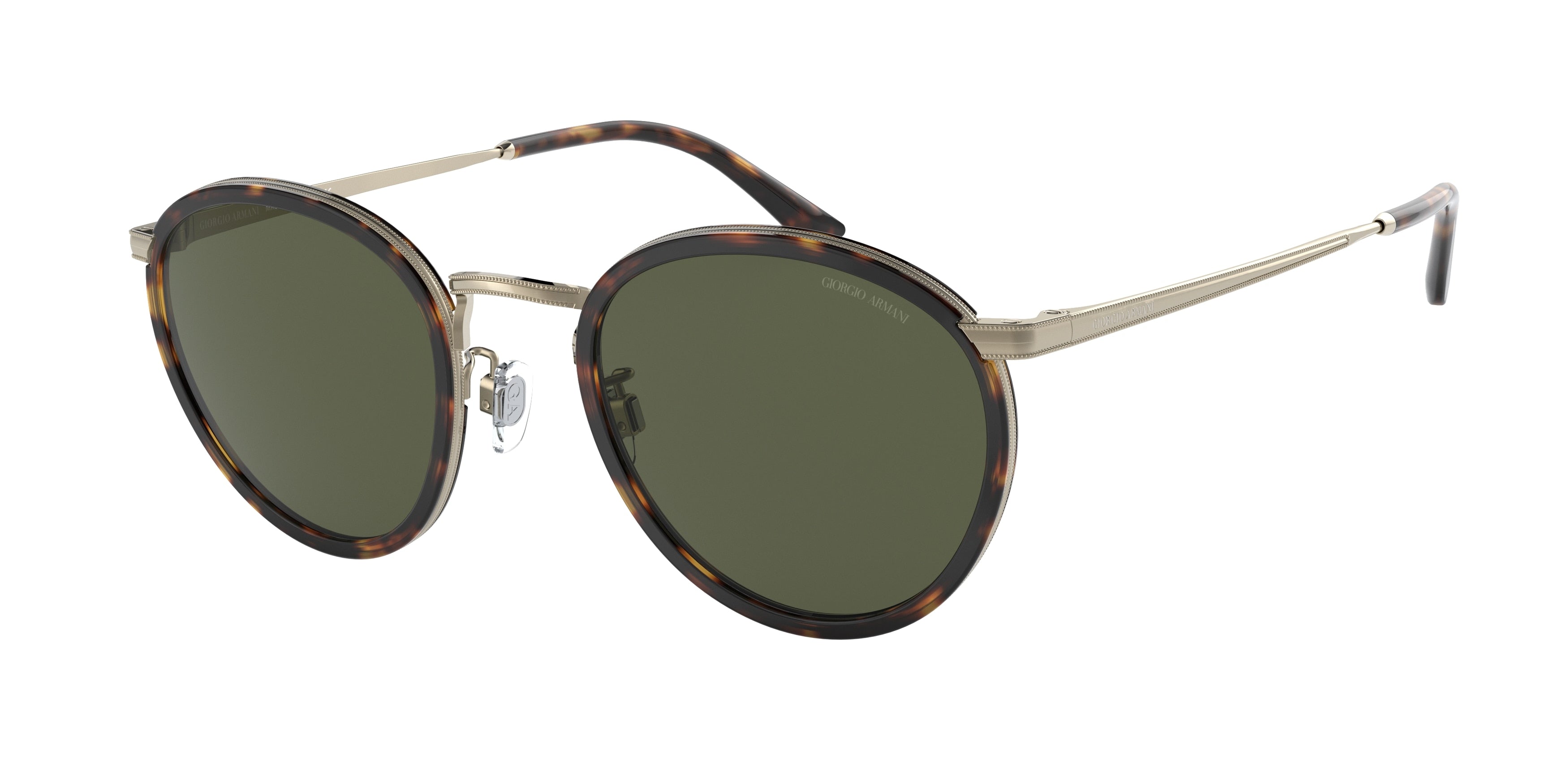 Giorgio Armani AR101M Round Sunglasses  319831-Havana 50-145-22 - Color Map Tortoise