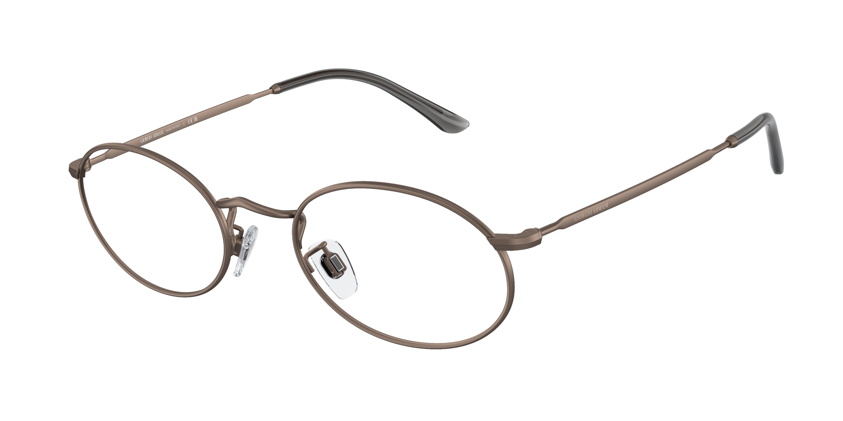 Giorgio Armani AR131VM Oval Eyeglasses  3006-Matte Bronze 52-145-21 - Color Map Copper