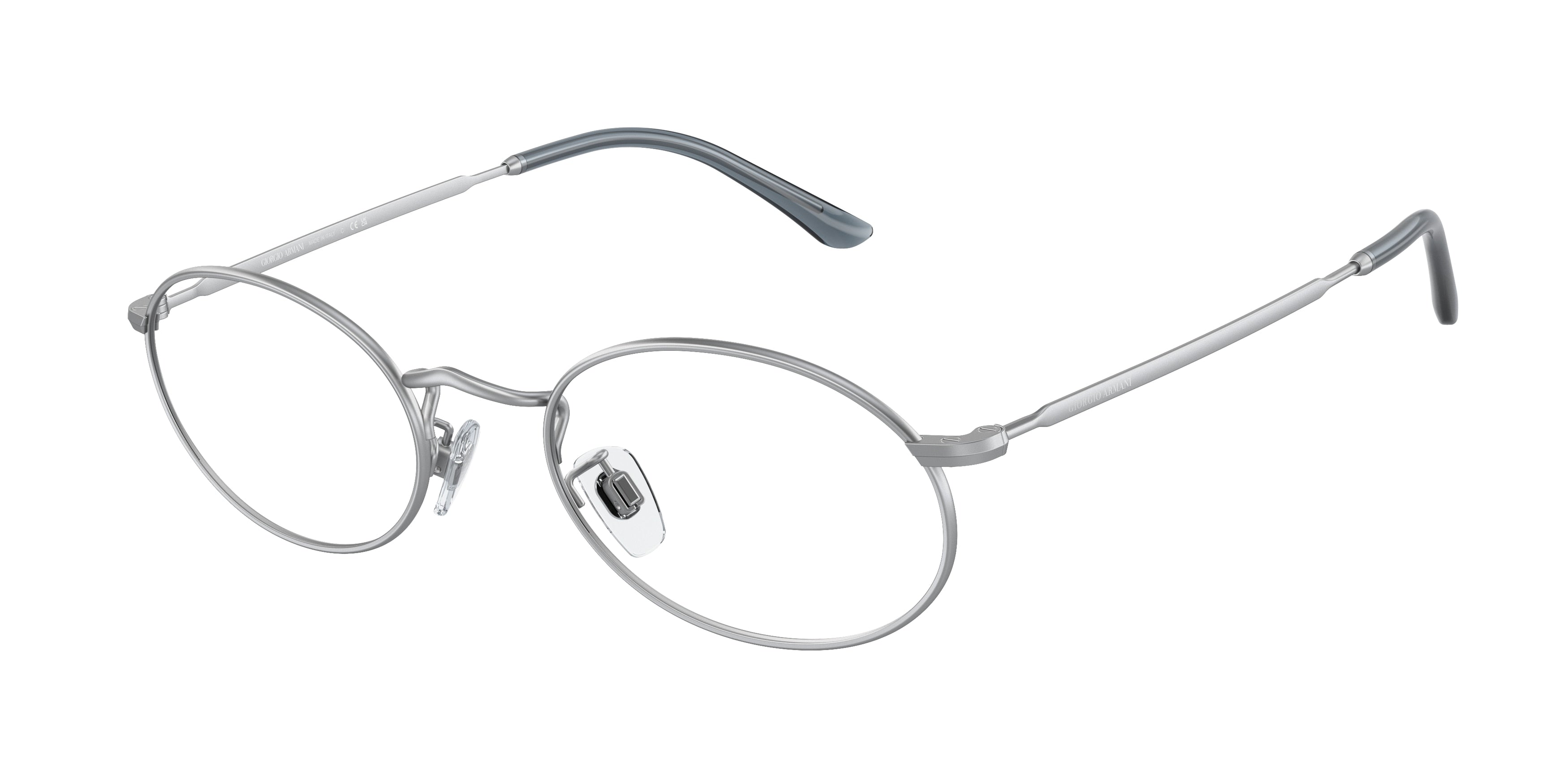 Giorgio Armani AR131VM Oval Eyeglasses  3045-Matte Silver 52-145-21 - Color Map Silver