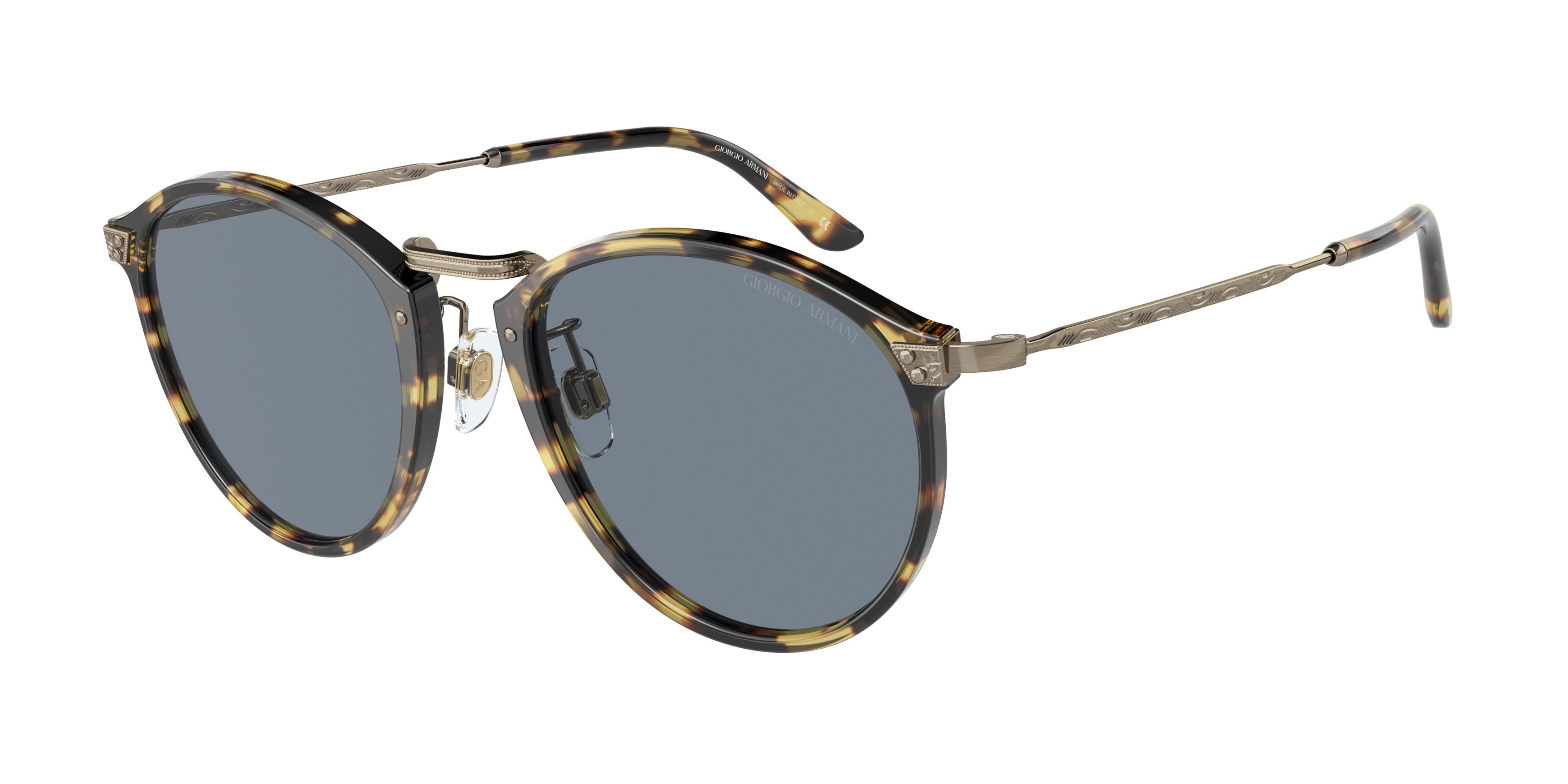 Giorgio Armani AR318SM Phantos Sunglasses  583956-Light Havana 51-145-20 - Color Map Tortoise