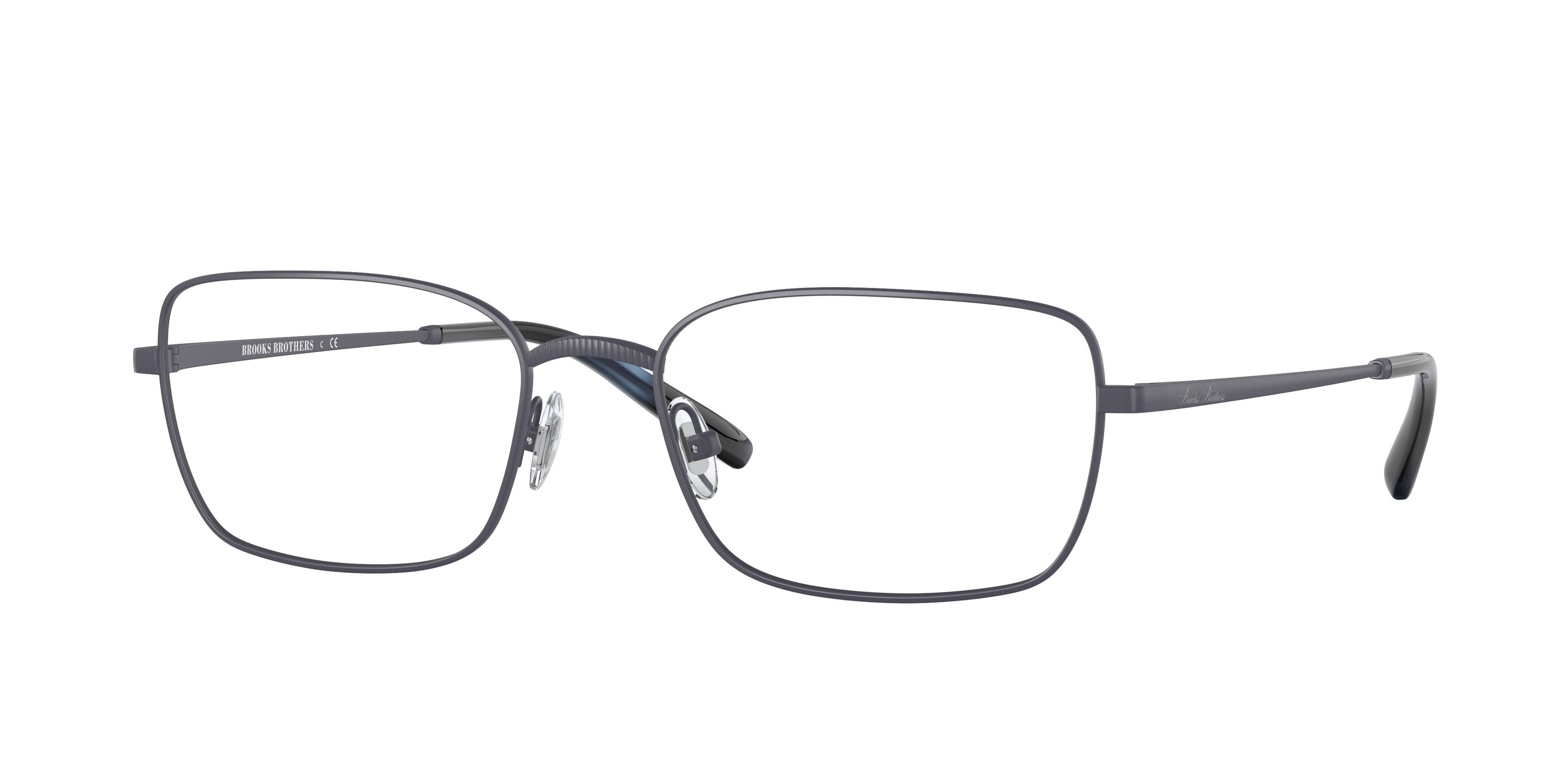 Brooks Brothers BB1096T Rectangle Eyeglasses  1605T-Navy 56-145-18 - Color Map Blue