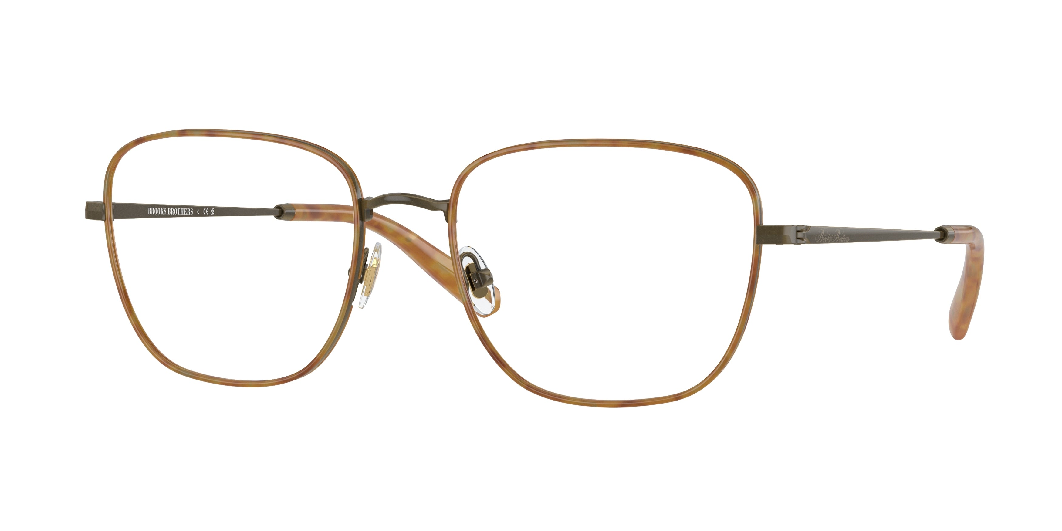 Brooks Brothers BB1115J Square Eyeglasses  1038-Antique Gold 56-145-20 - Color Map Gold