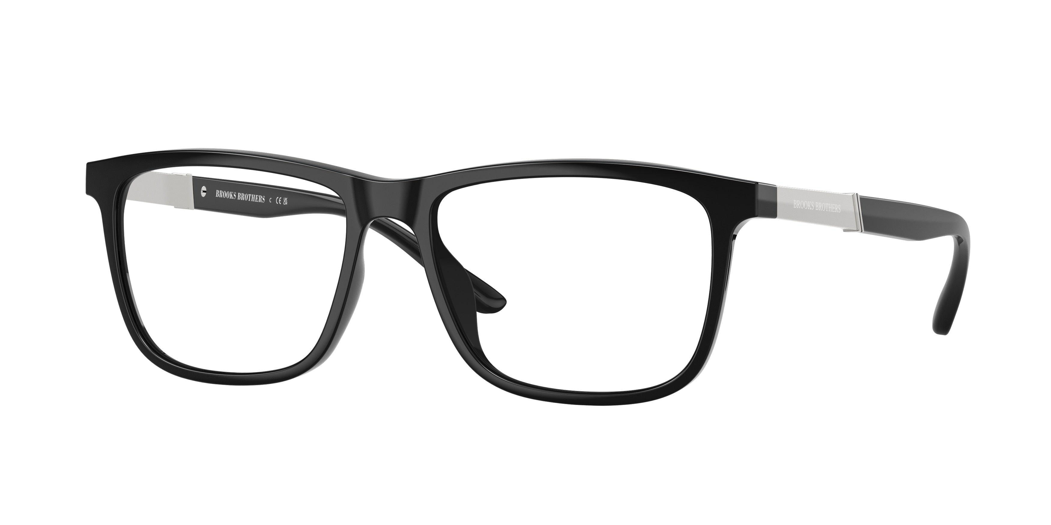 Brooks Brothers BB2069U Square Eyeglasses  6064-Black 54-145-16 - Color Map Black