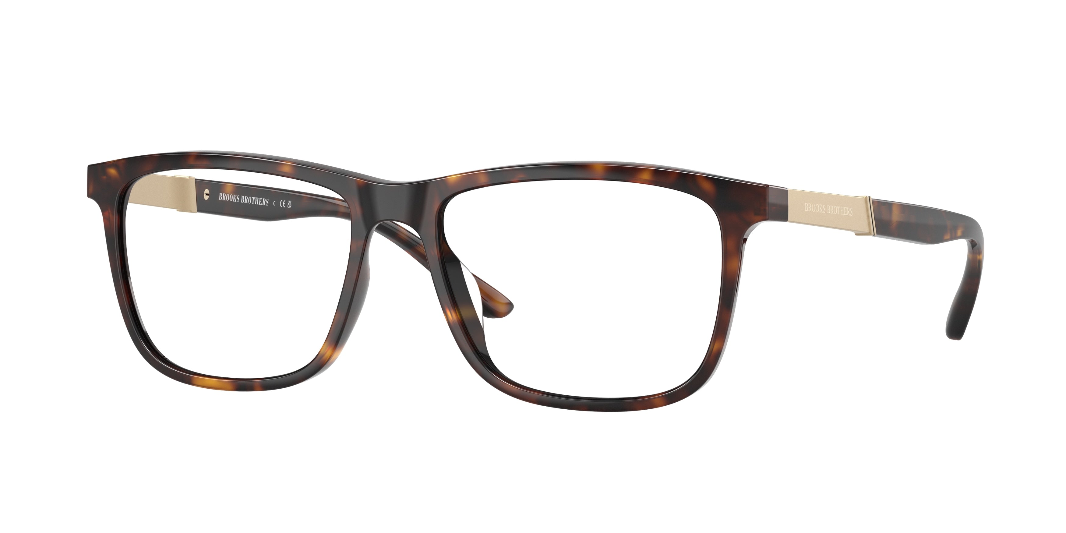 Brooks Brothers BB2069U Square Eyeglasses  6161-Dark Tort 54-145-16 - Color Map Tortoise