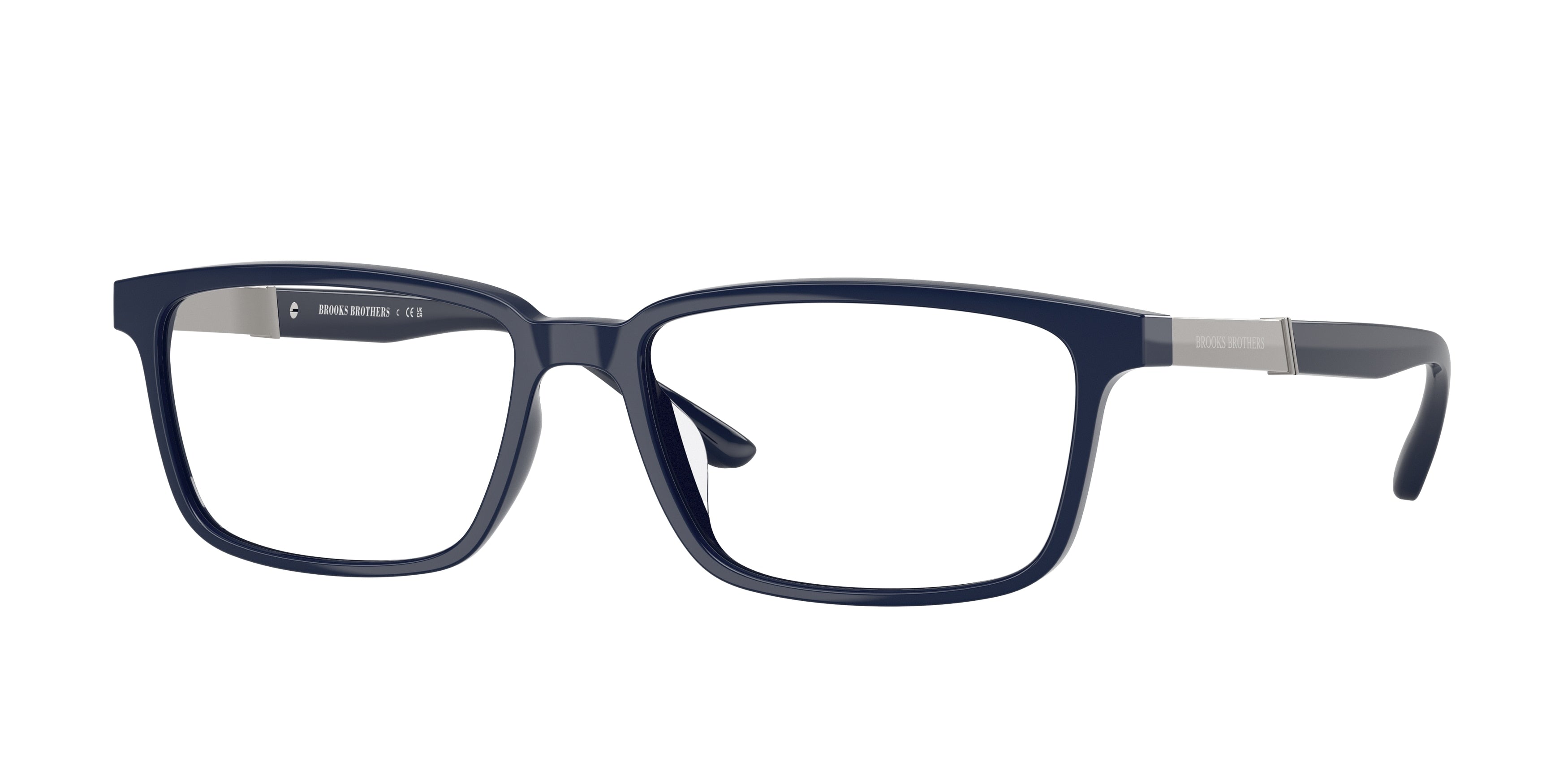 Brooks Brothers BB2070U Rectangle Eyeglasses  6169-Navy 56-145-16 - Color Map Blue