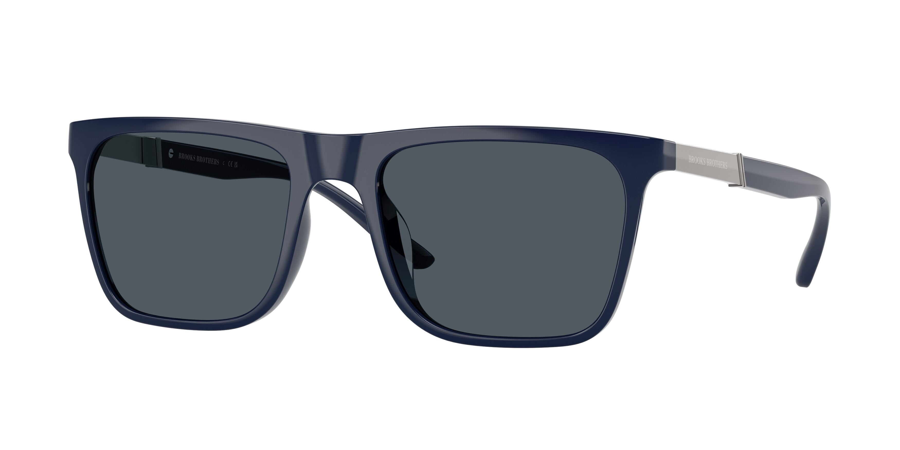 Brooks Brothers BB5055U Square Sunglasses  616987-Navy 56-145-19 - Color Map Blue