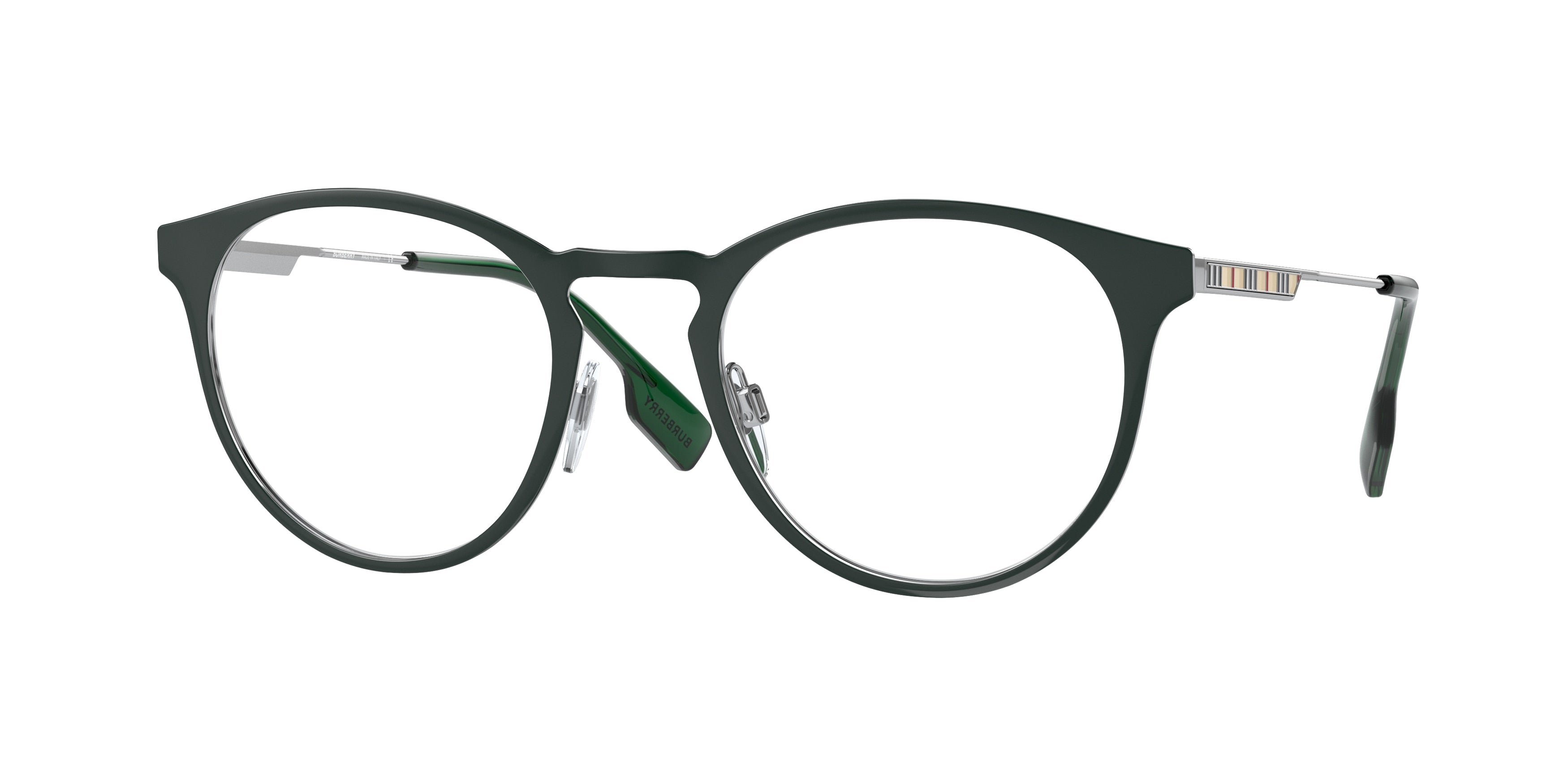 Burberry YORK BE1360 Phantos Eyeglasses  1327-Green 51-145-21 - Color Map Green