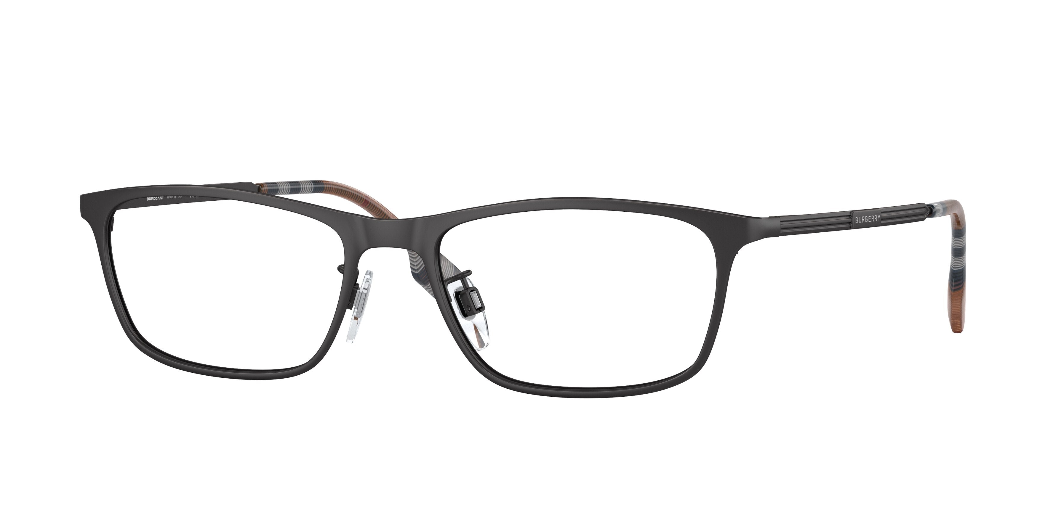 Burberry BE1374TD Rectangle Eyeglasses  1012-Brown 55-145-18 - Color Map Brown
