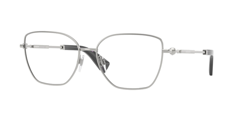 Burberry BE1390 Cat Eye Eyeglasses  1005-Silver 56-140-16 - Color Map Silver