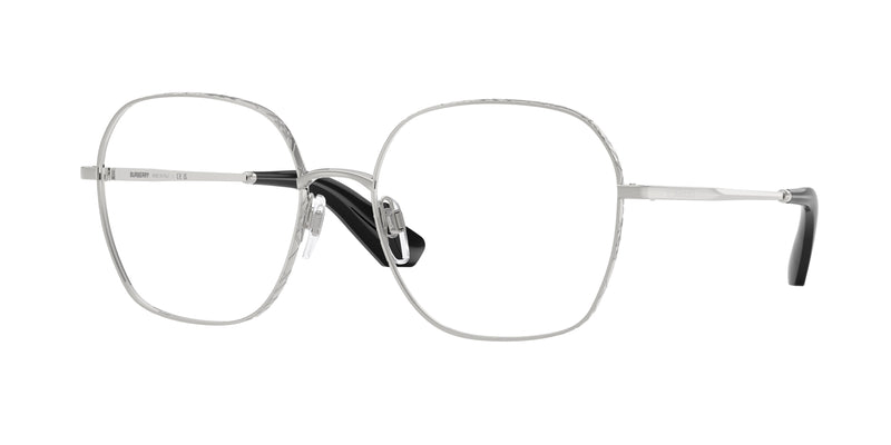 Burberry BE1399 Square Eyeglasses  1005-Silver 55-140-17 - Color Map Silver