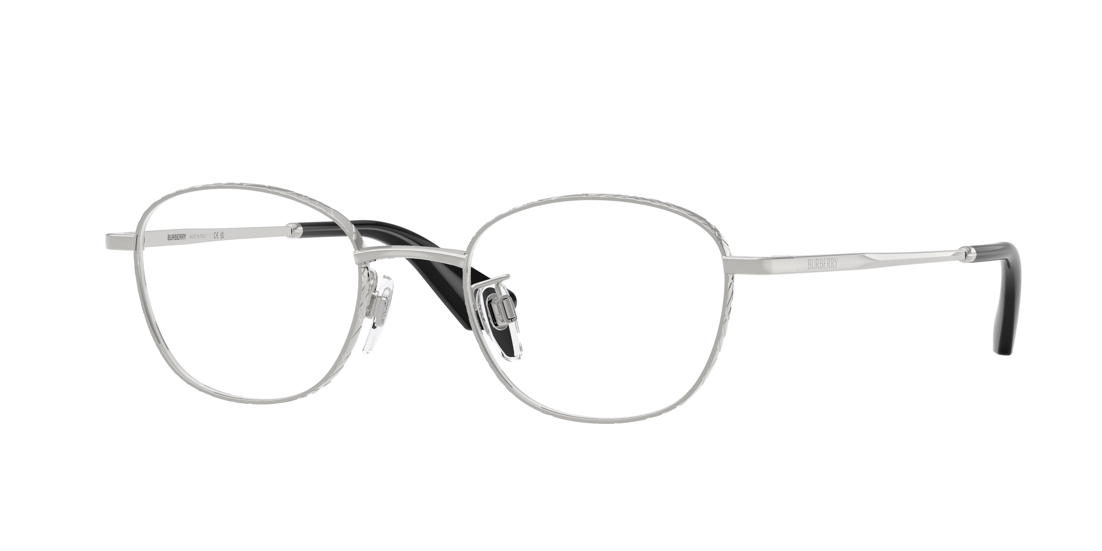 Burberry BE1403D Phantos Eyeglasses  1005-Silver 48-145-20 - Color Map Silver
