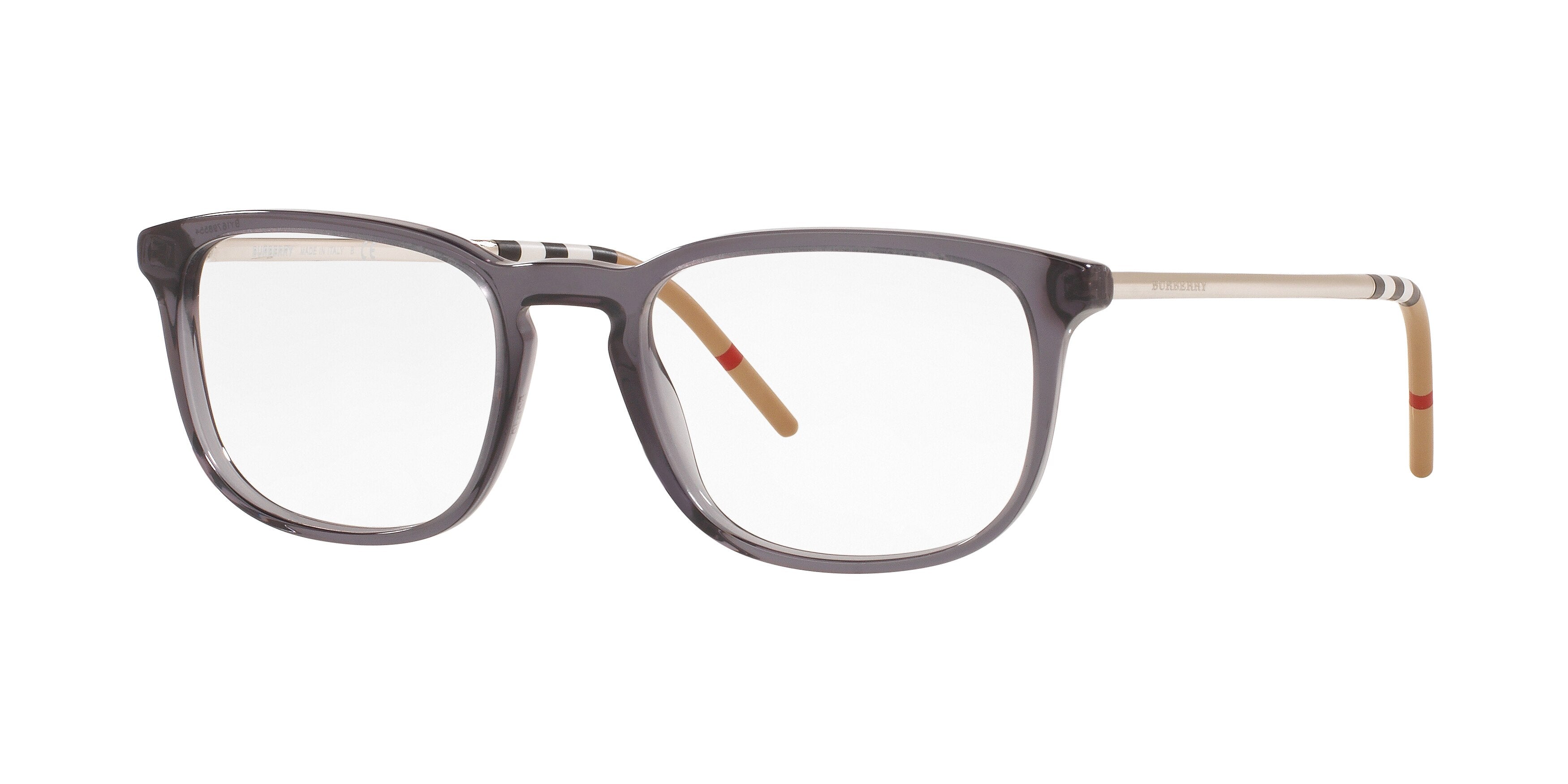 Burberry BE2283 Square Eyeglasses  3544-Dark Grey 54-145-19 - Color Map Grey