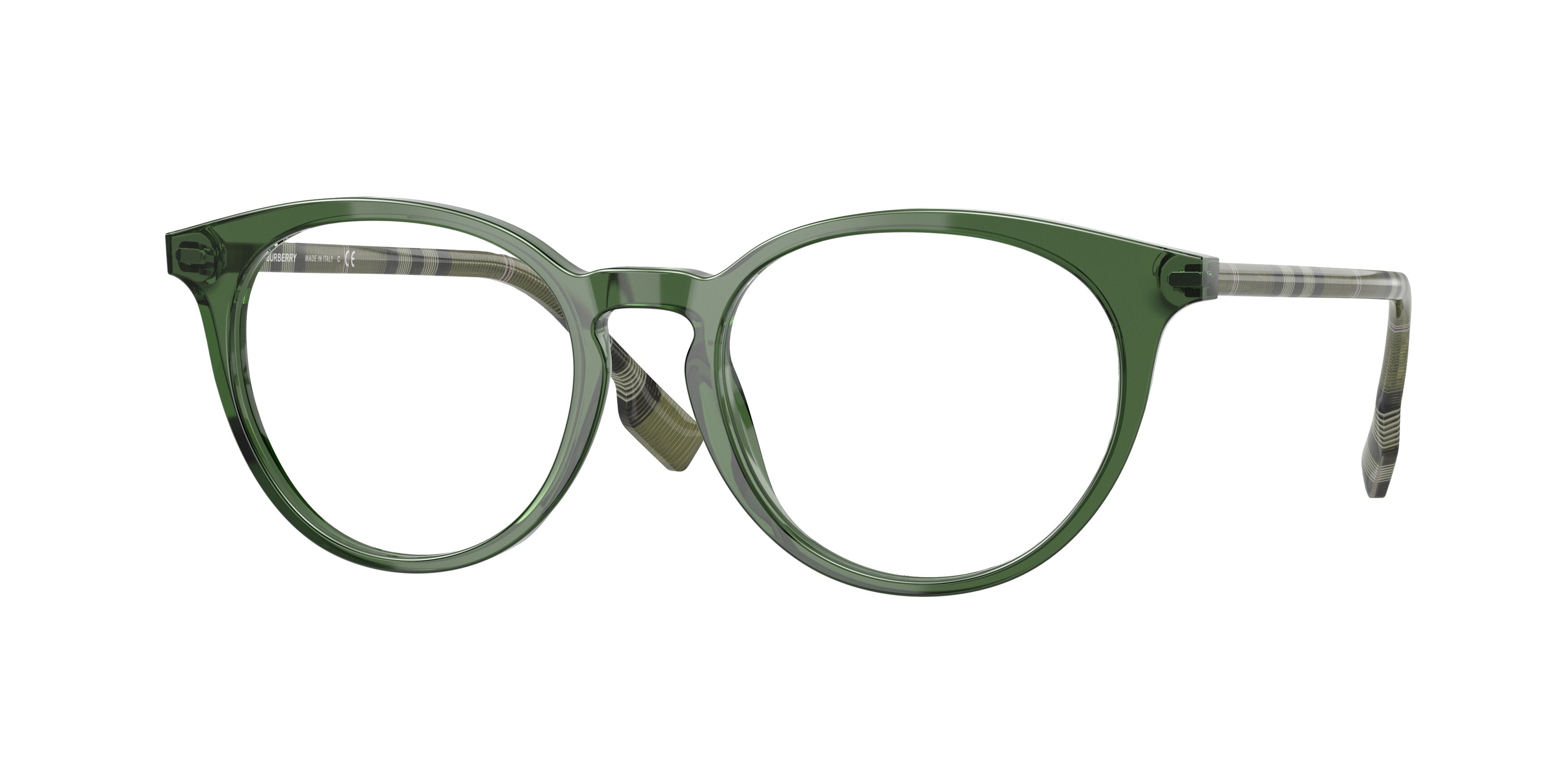 Burberry CHALCOT BE2318 Phantos Eyeglasses  4012-Green 51-140-18 - Color Map Green