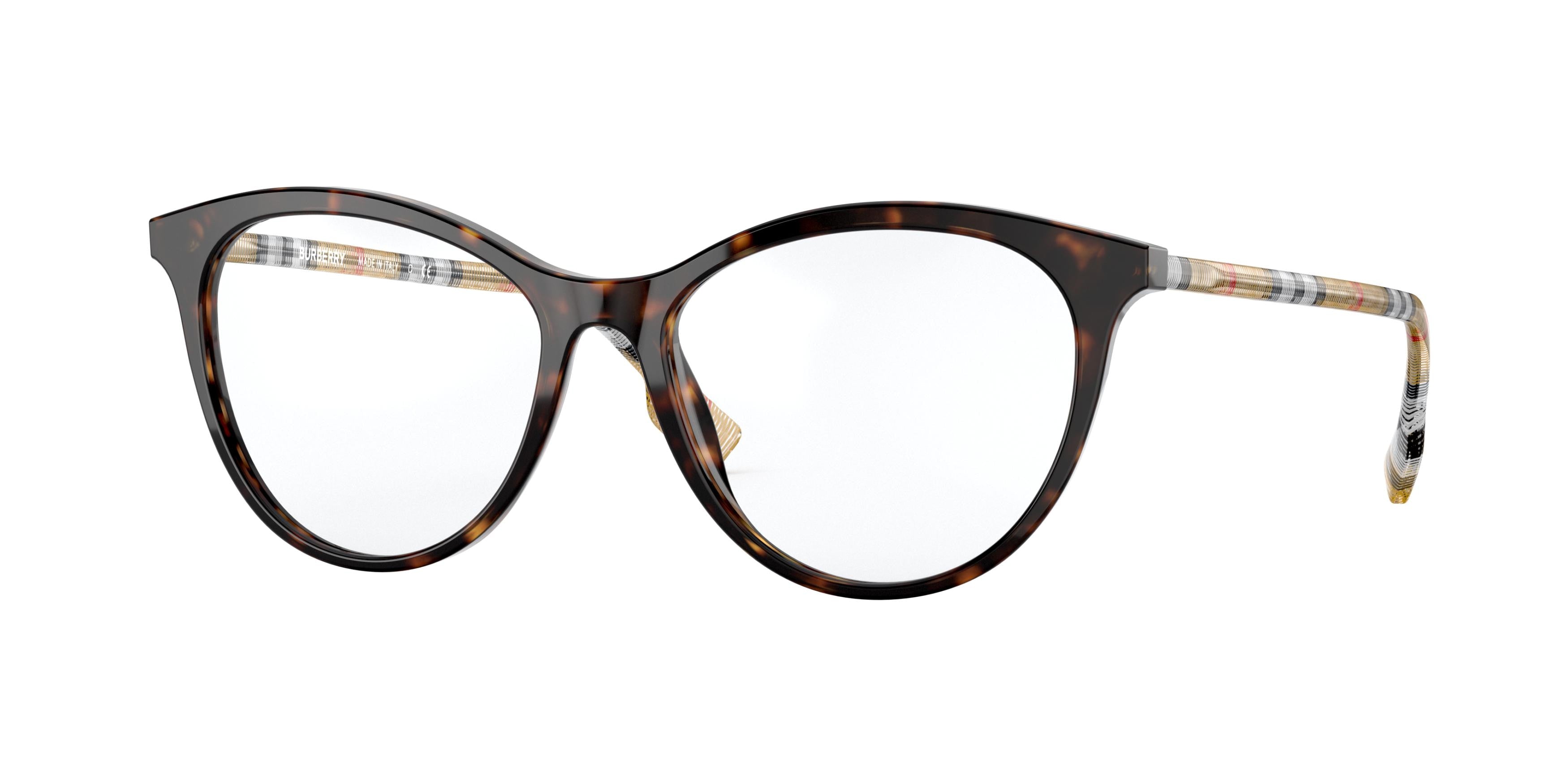 Burberry AIDEN BE2325 Phantos Eyeglasses  3903-Dark Havana 53-140-16 - Color Map Brown