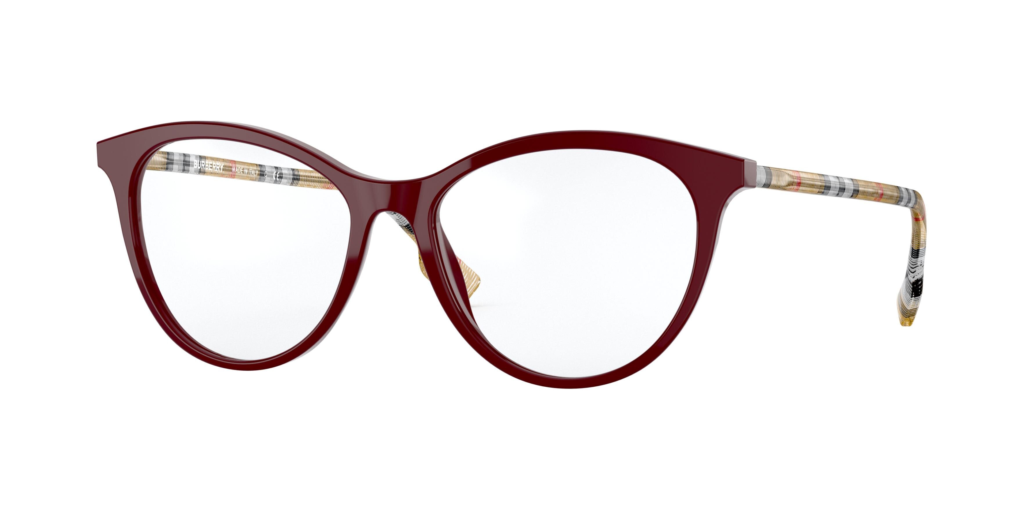 Burberry AIDEN BE2325 Phantos Eyeglasses  3916-Bordeaux 53-140-16 - Color Map Red