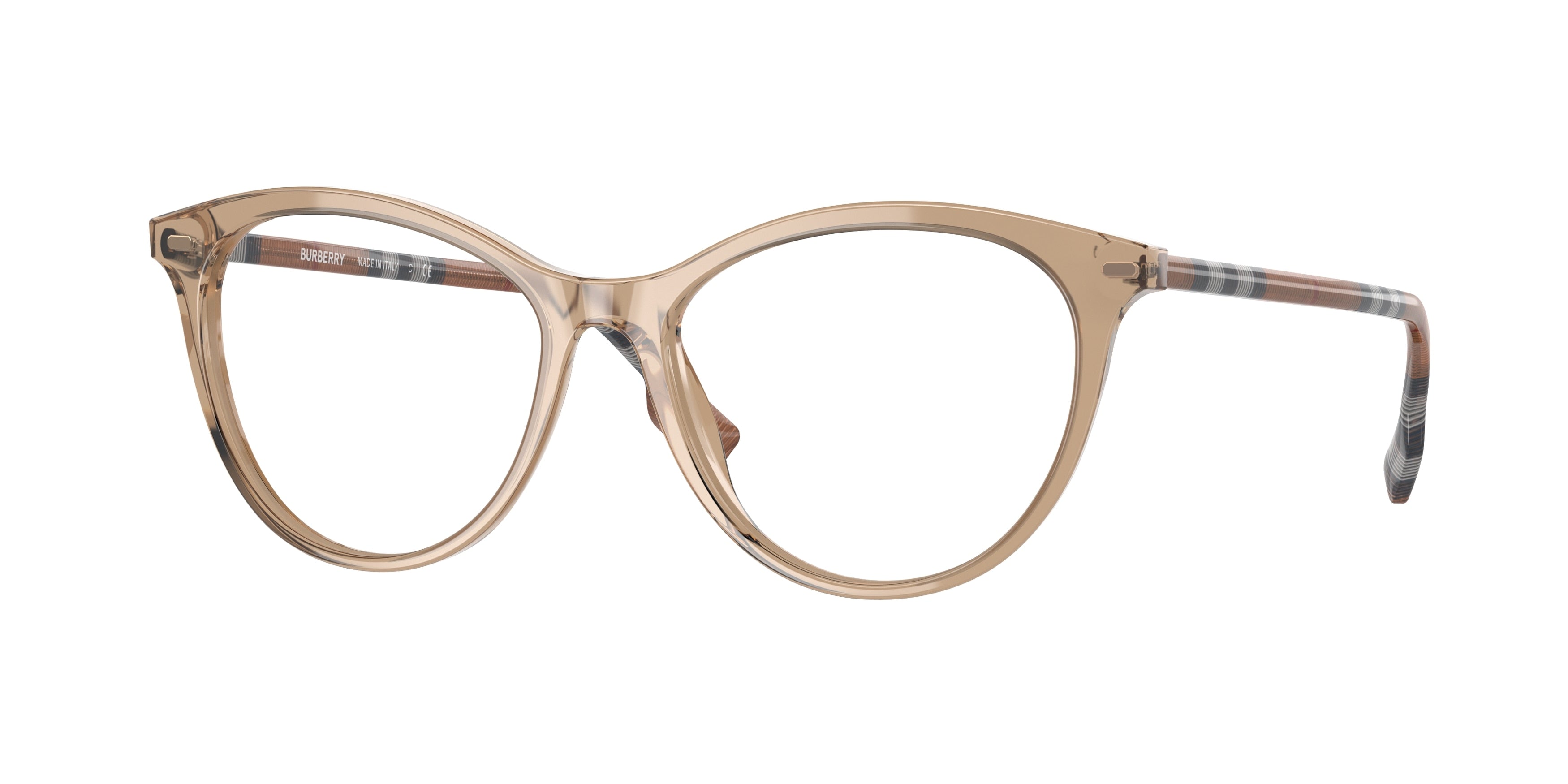 Burberry AIDEN BE2325 Phantos Eyeglasses  4010-Brown 53-140-16 - Color Map Brown