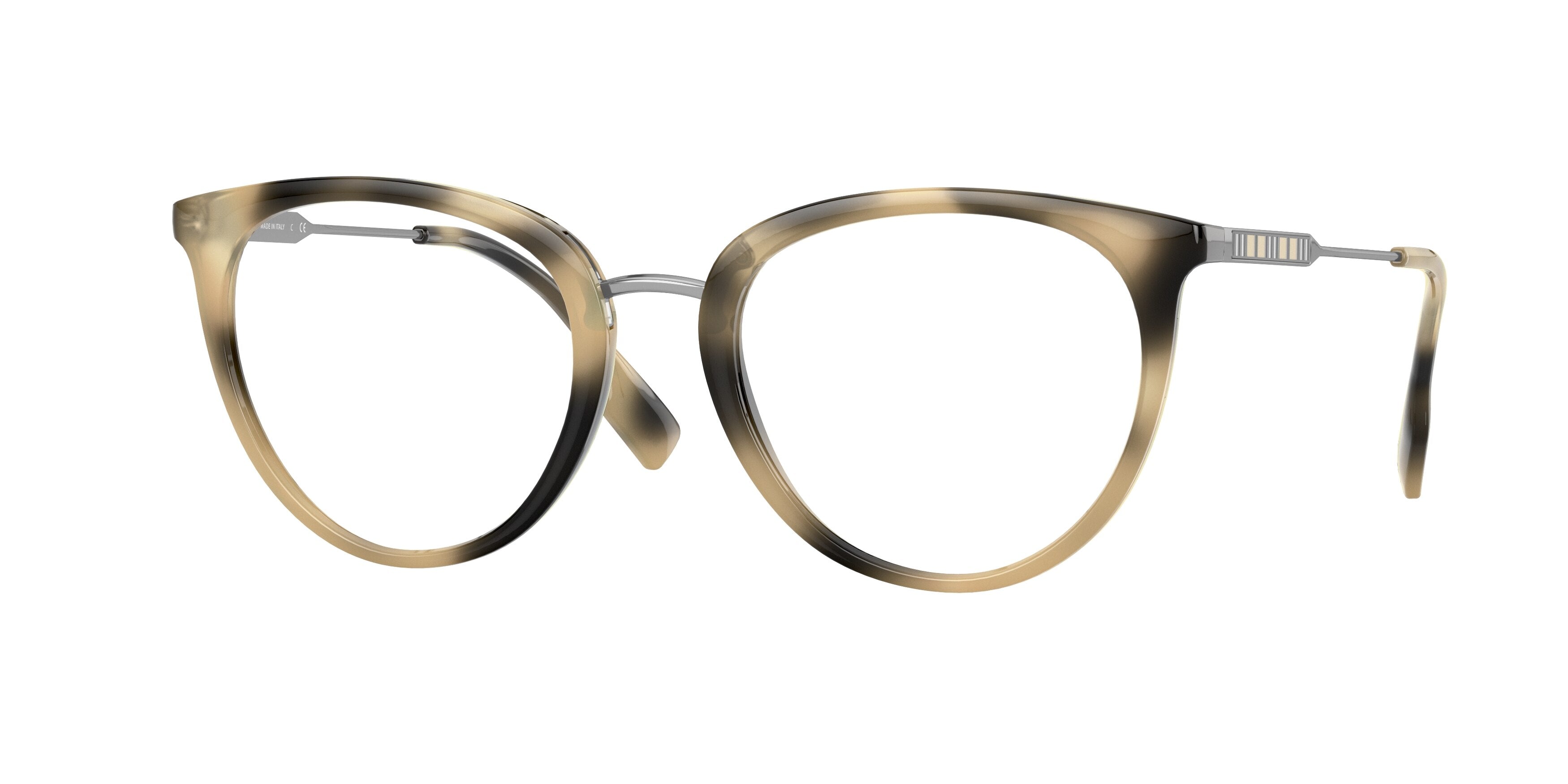 Burberry JULIA BE2331 Phantos Eyeglasses  3501-Brown 52-140-20 - Color Map Brown