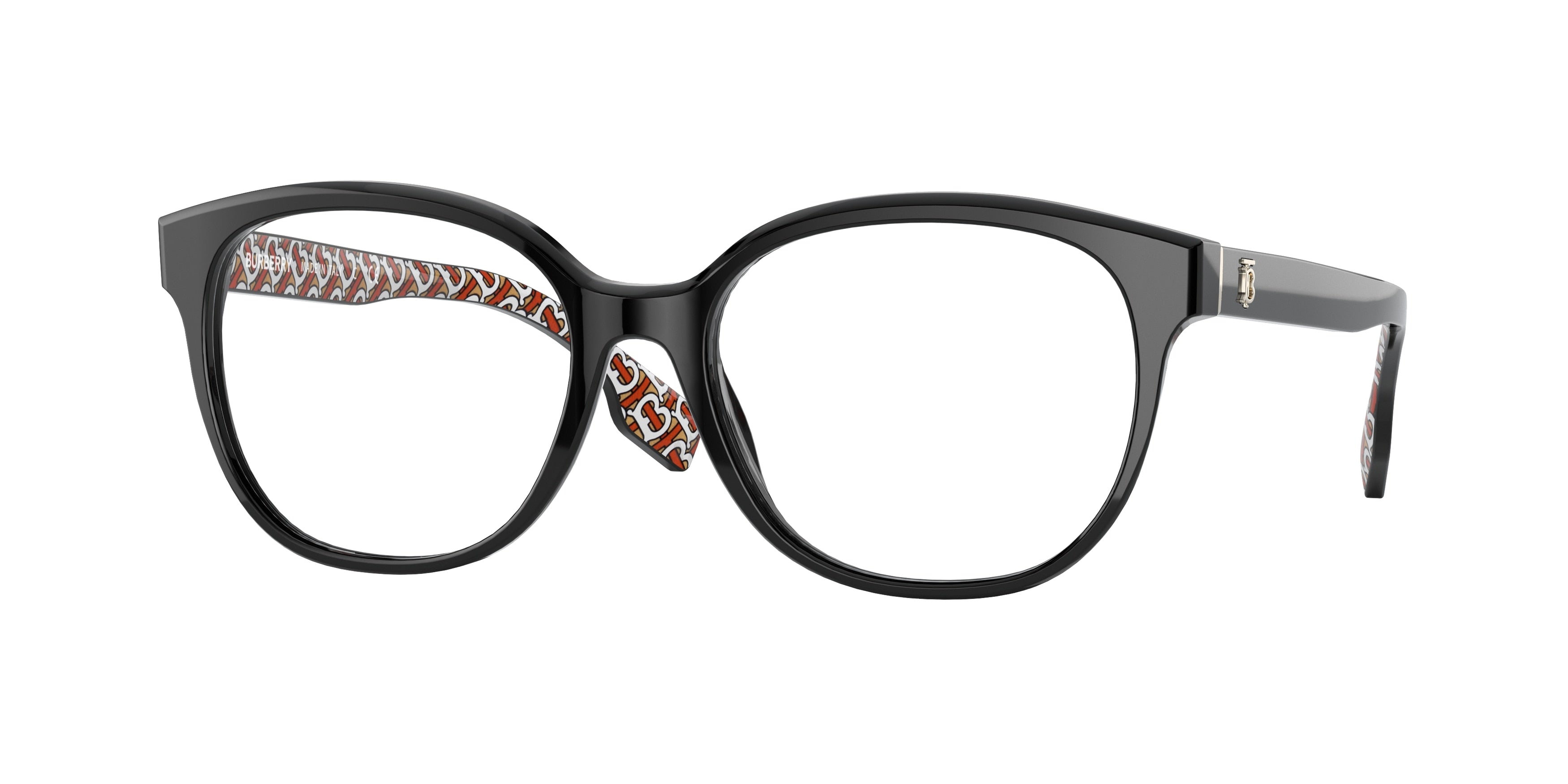 Burberry SCARLET BE2332 Square Eyeglasses  3824-Black 54-140-17 - Color Map Black
